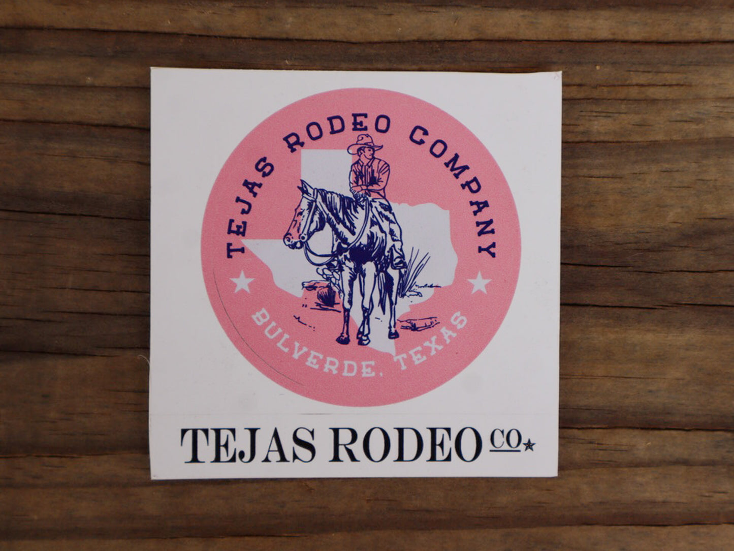 Tejas Rodeo Stickers