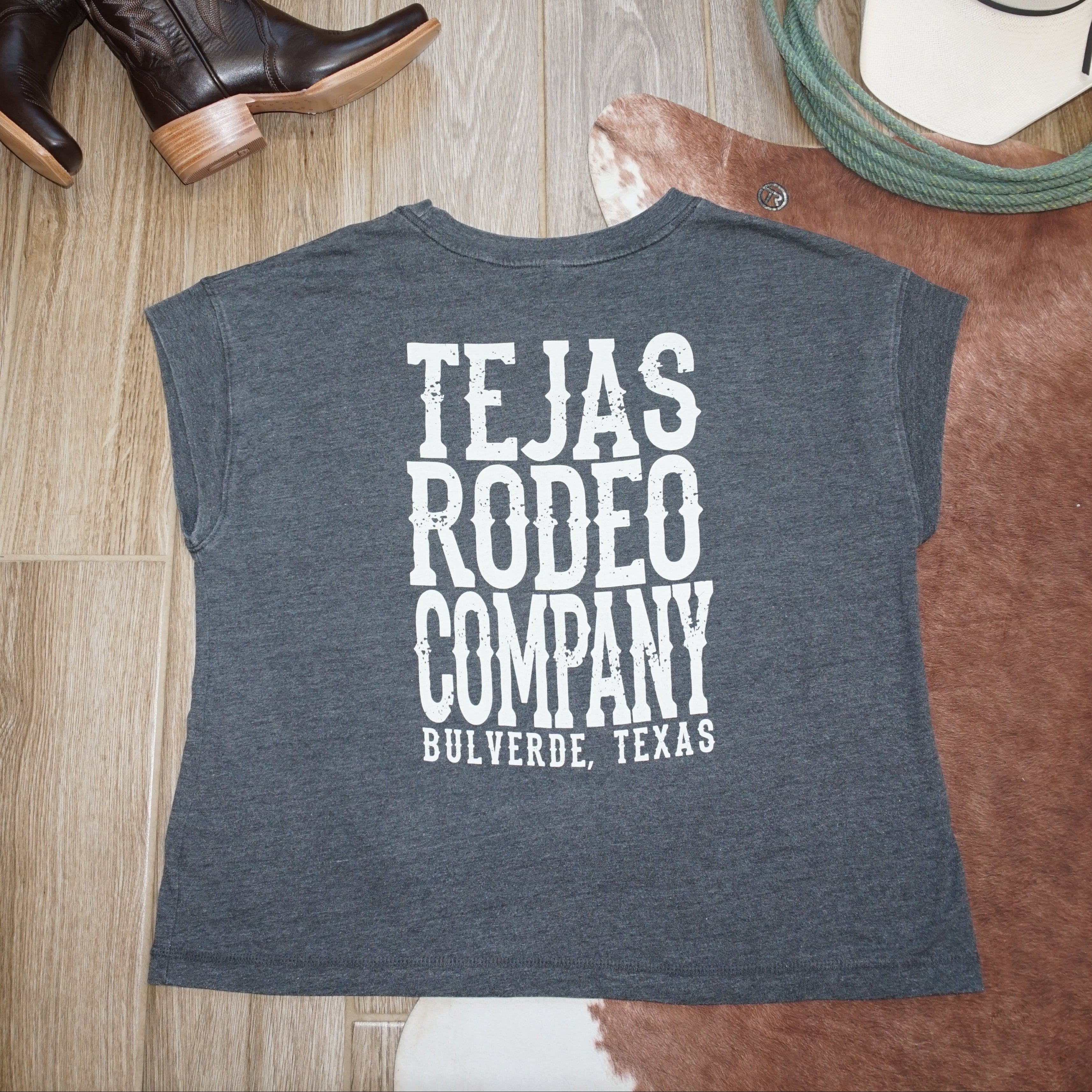 Ladies - Tejas Classic Boxy Cap Sleeve T-shirt