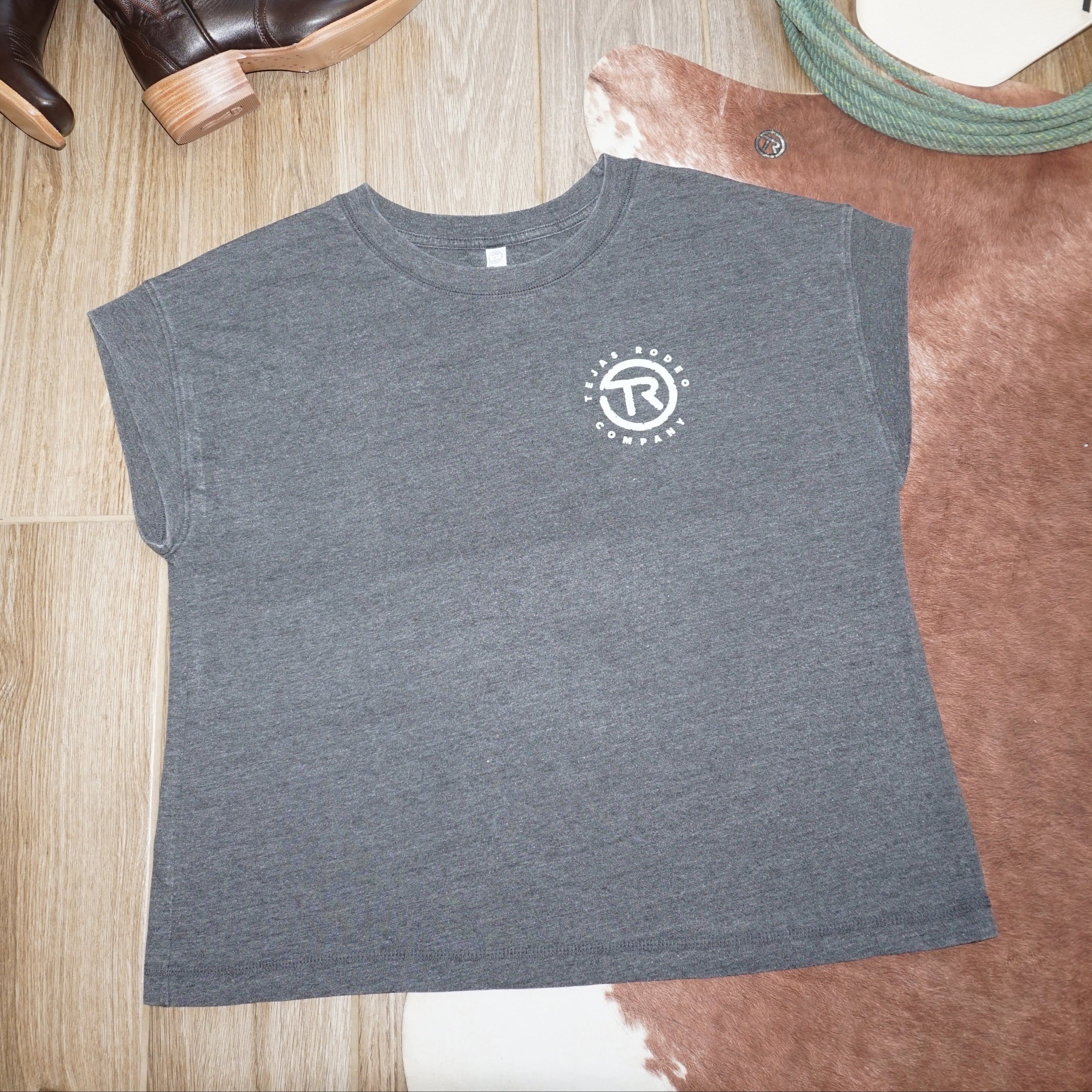 Ladies - Tejas Classic Boxy Cap Sleeve T-shirt