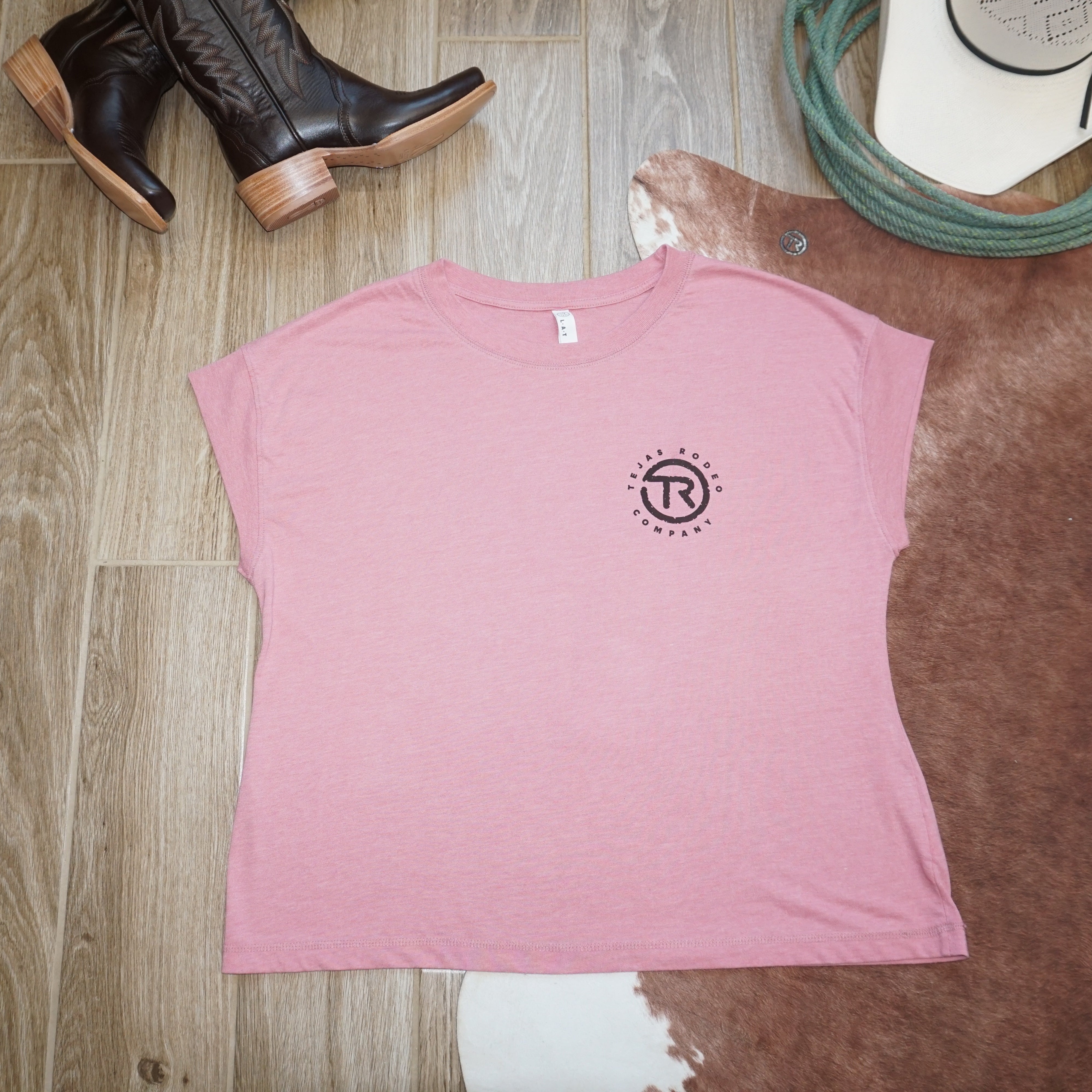 Ladies - Tejas Classic Boxy Cap Sleeve T-shirt