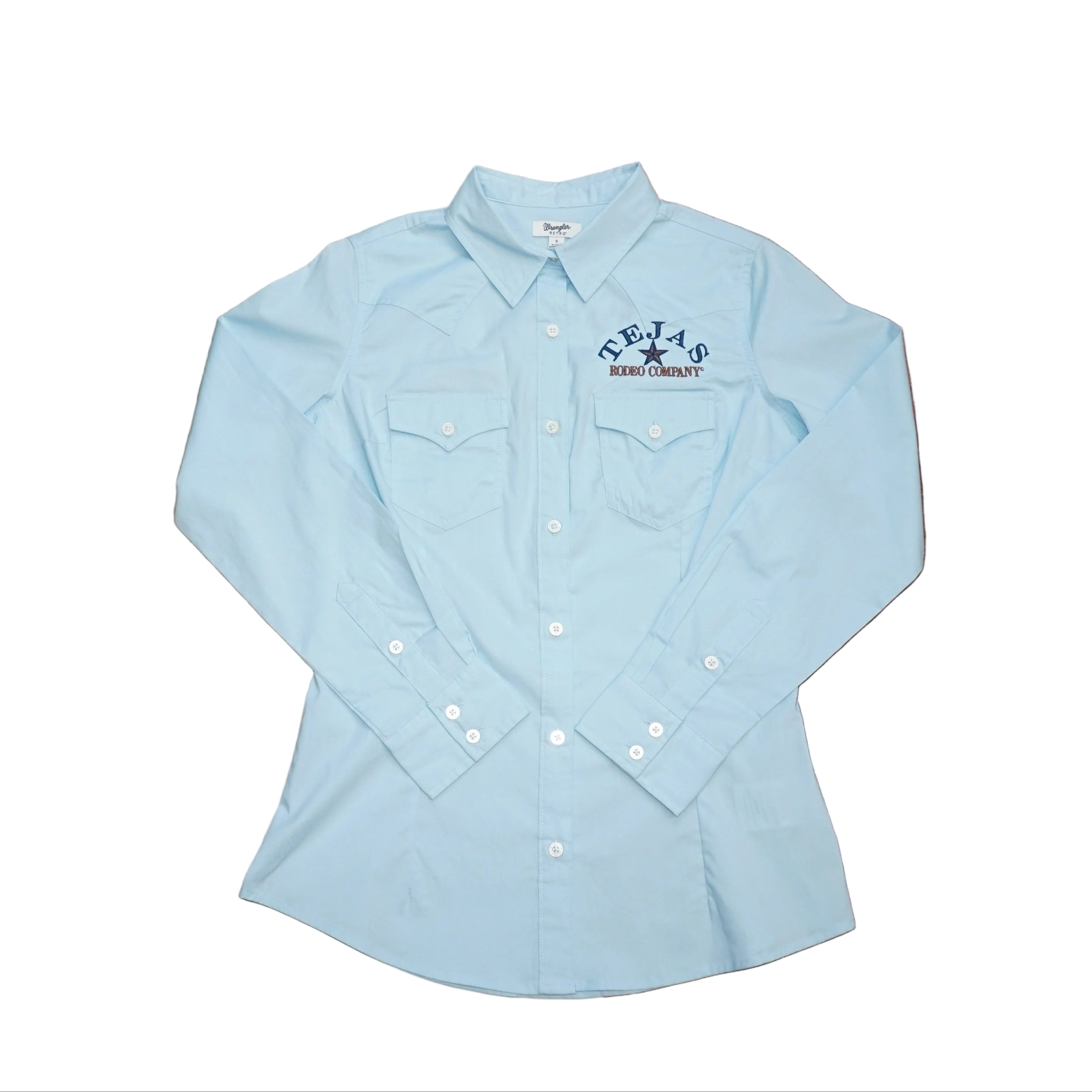 Women's Wrangler Retro Long Sleeve Solid Shirt