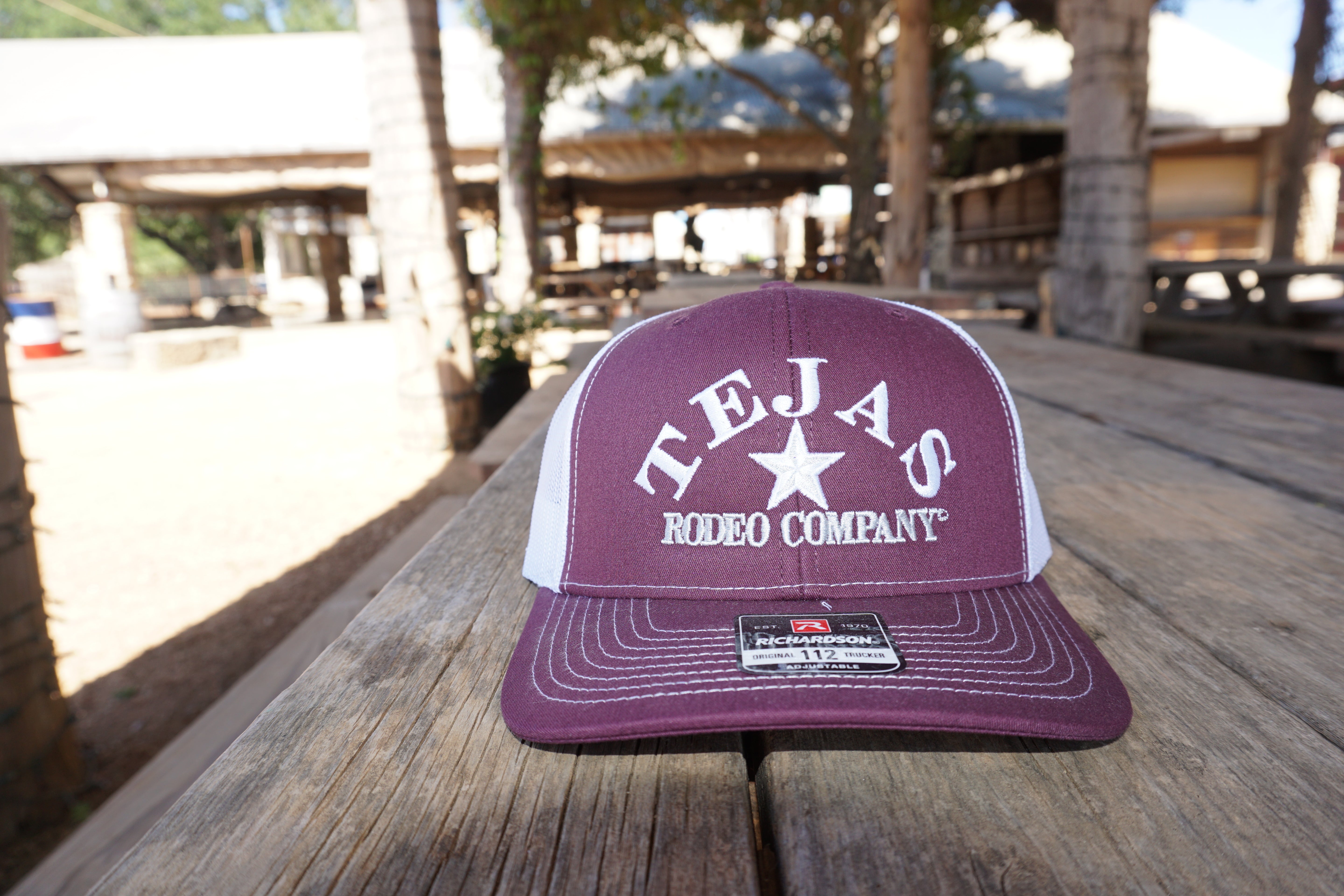 Tejas Rodeo Co. Embroidered Trucker Cap