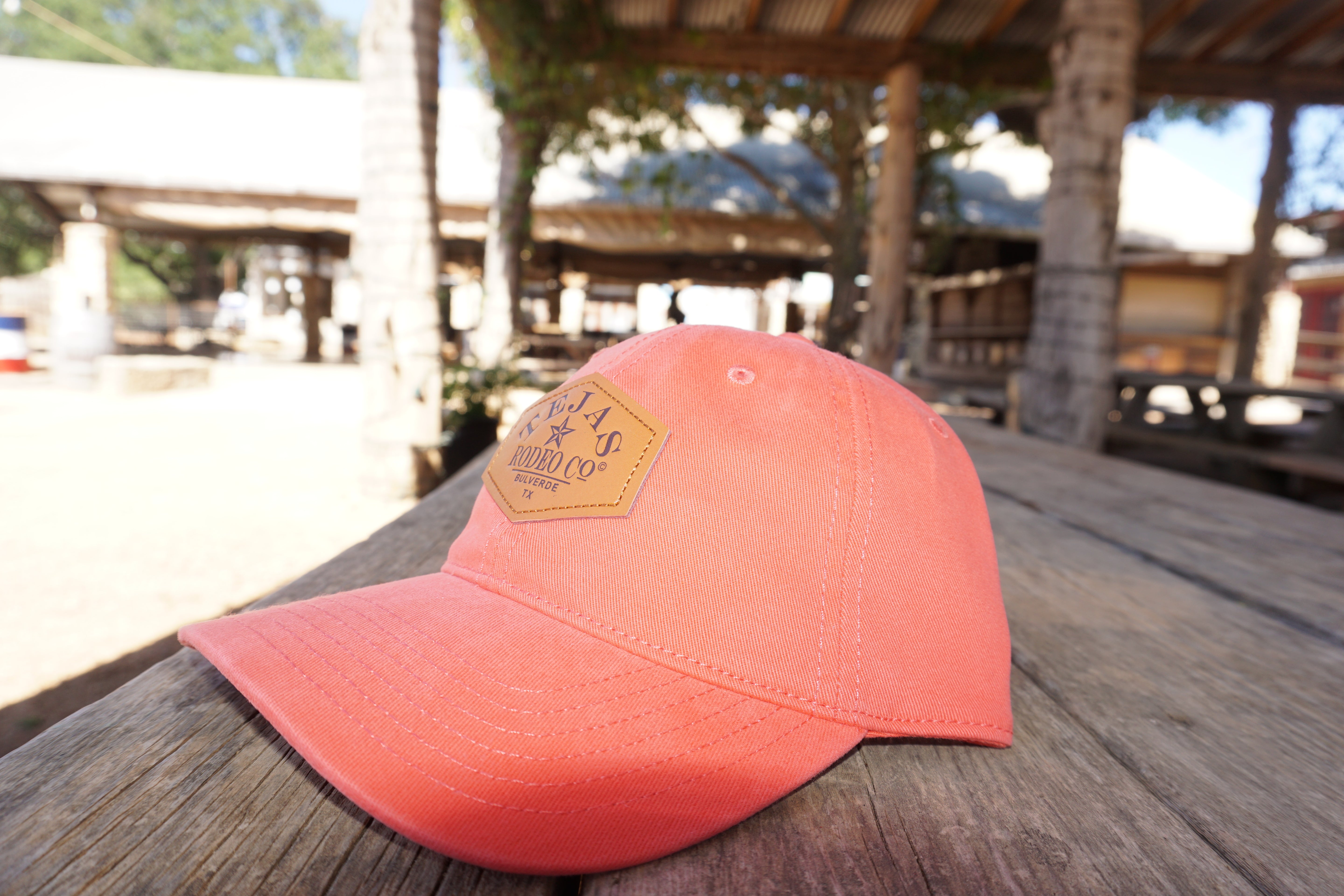 Tejas Rodeo Leather Patch Cap