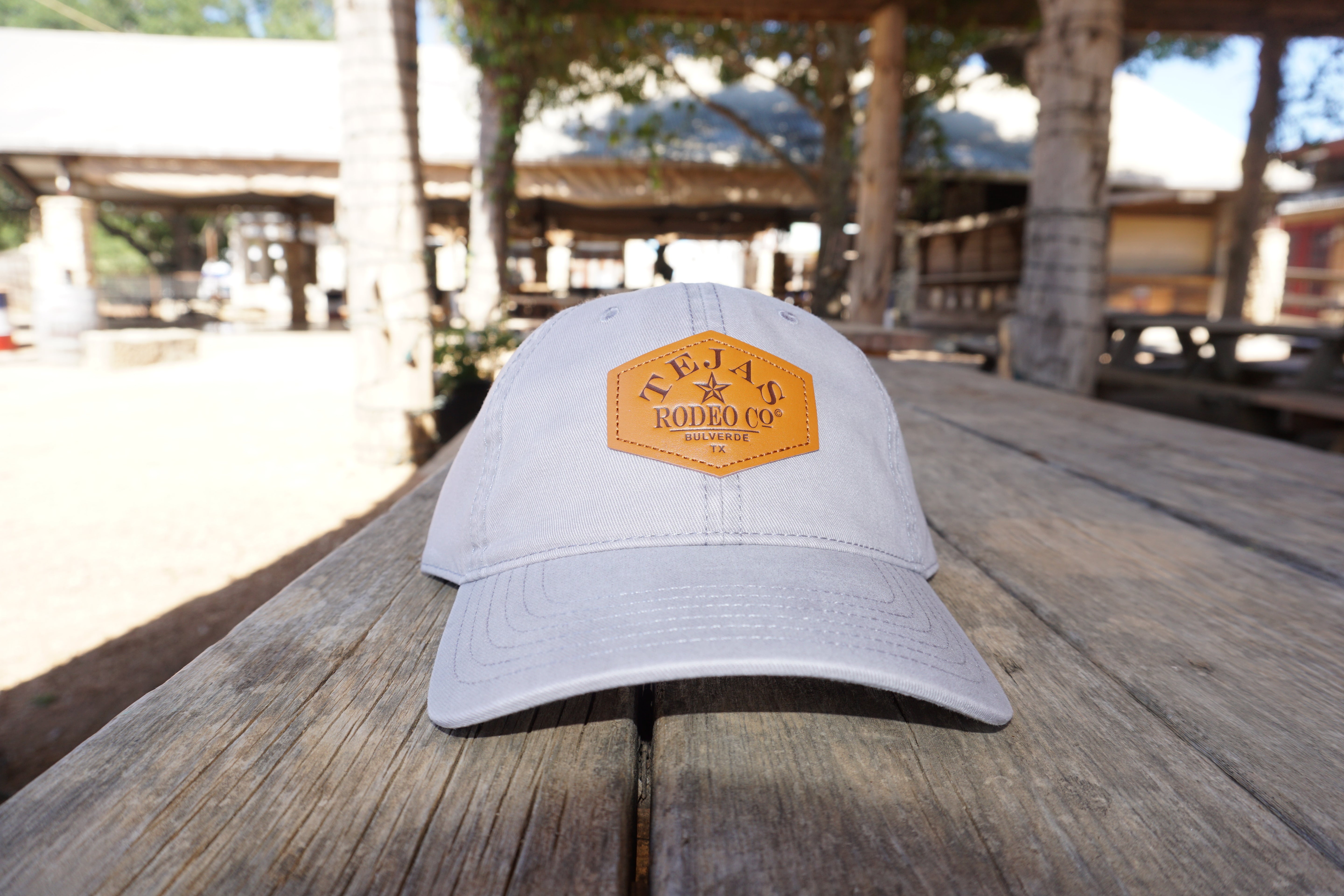 Tejas Rodeo Leather Patch Cap