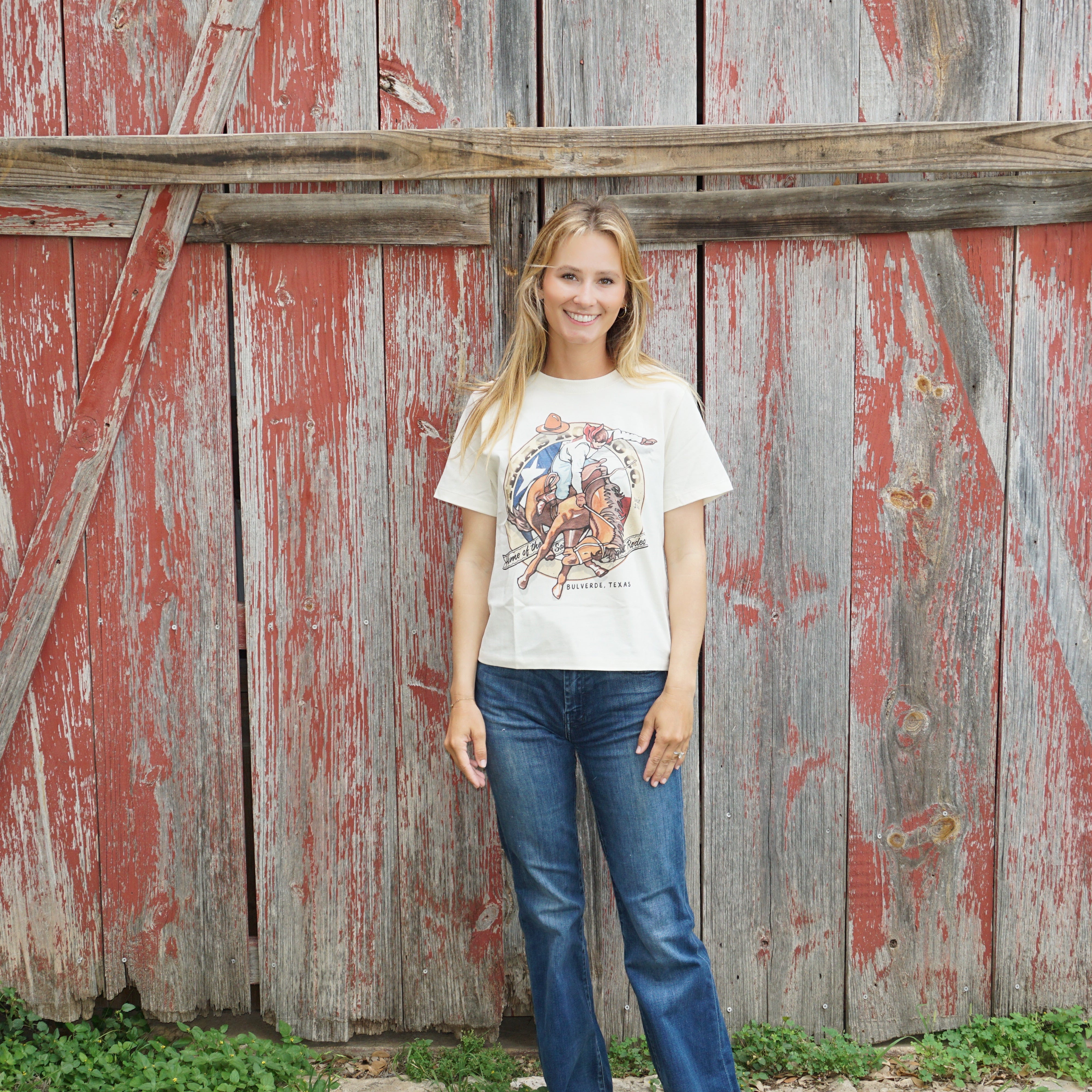XOXO Art & Co. American Cowboy Texas Flag