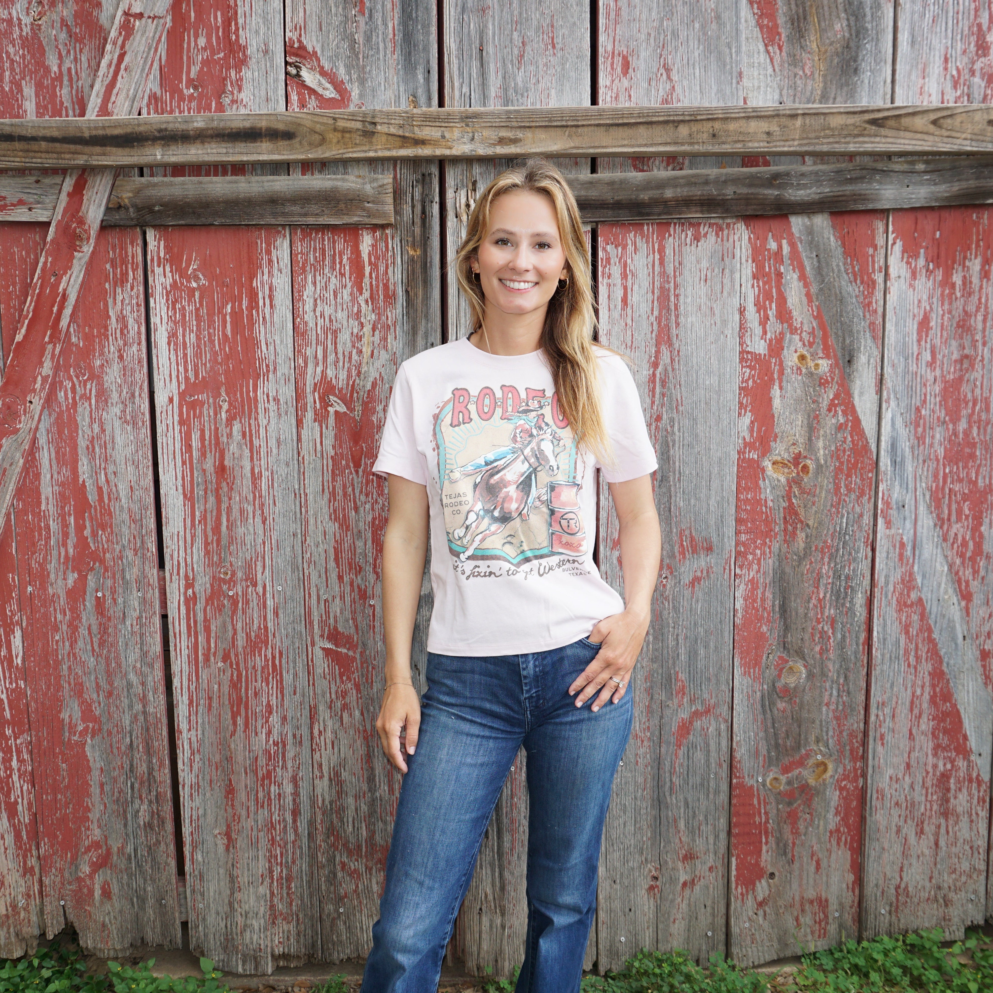 XOXO art & co Tejas Rodeo Event Barrel Racer