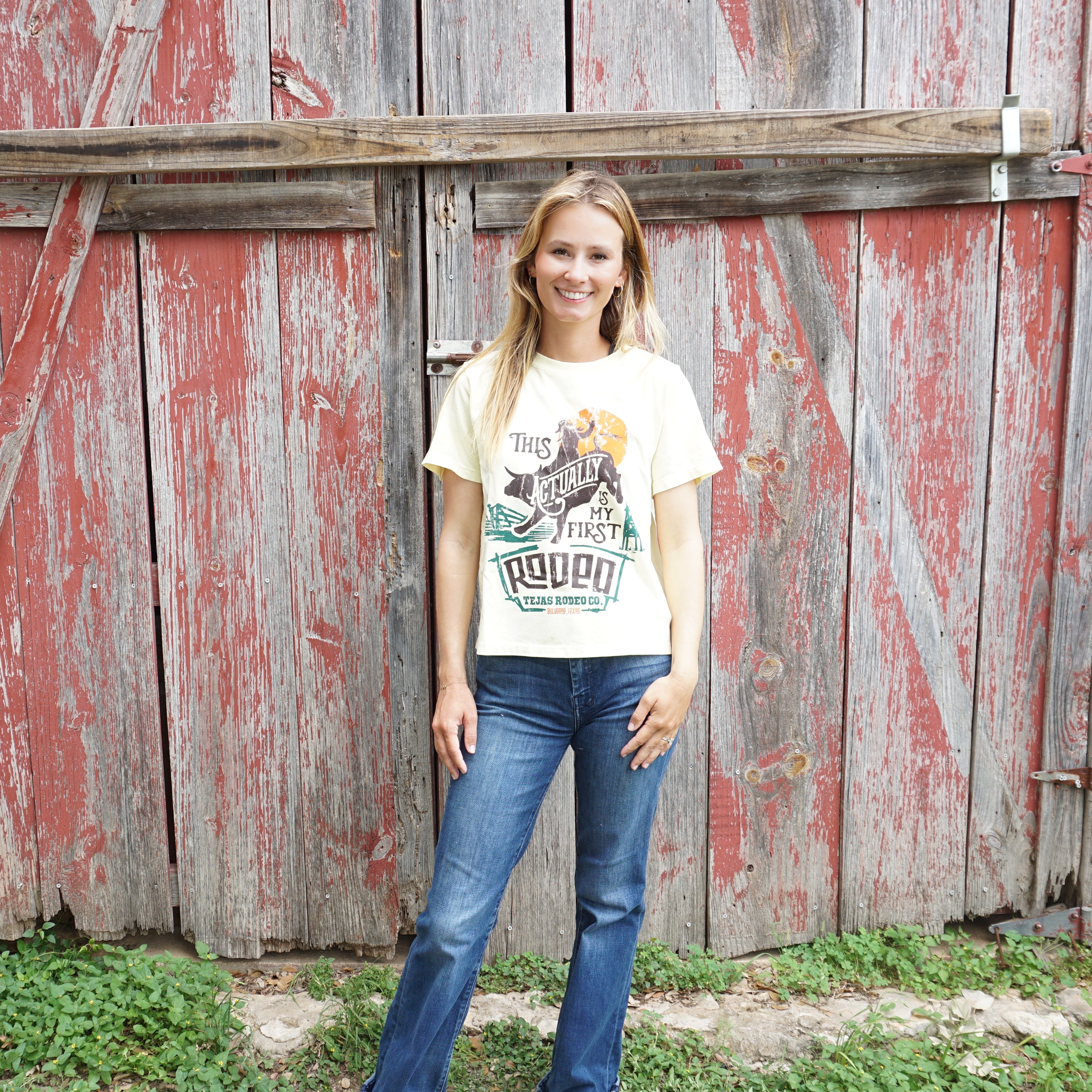 Women's Tejas "This Actually Is My First Rodeo" T-Shirt