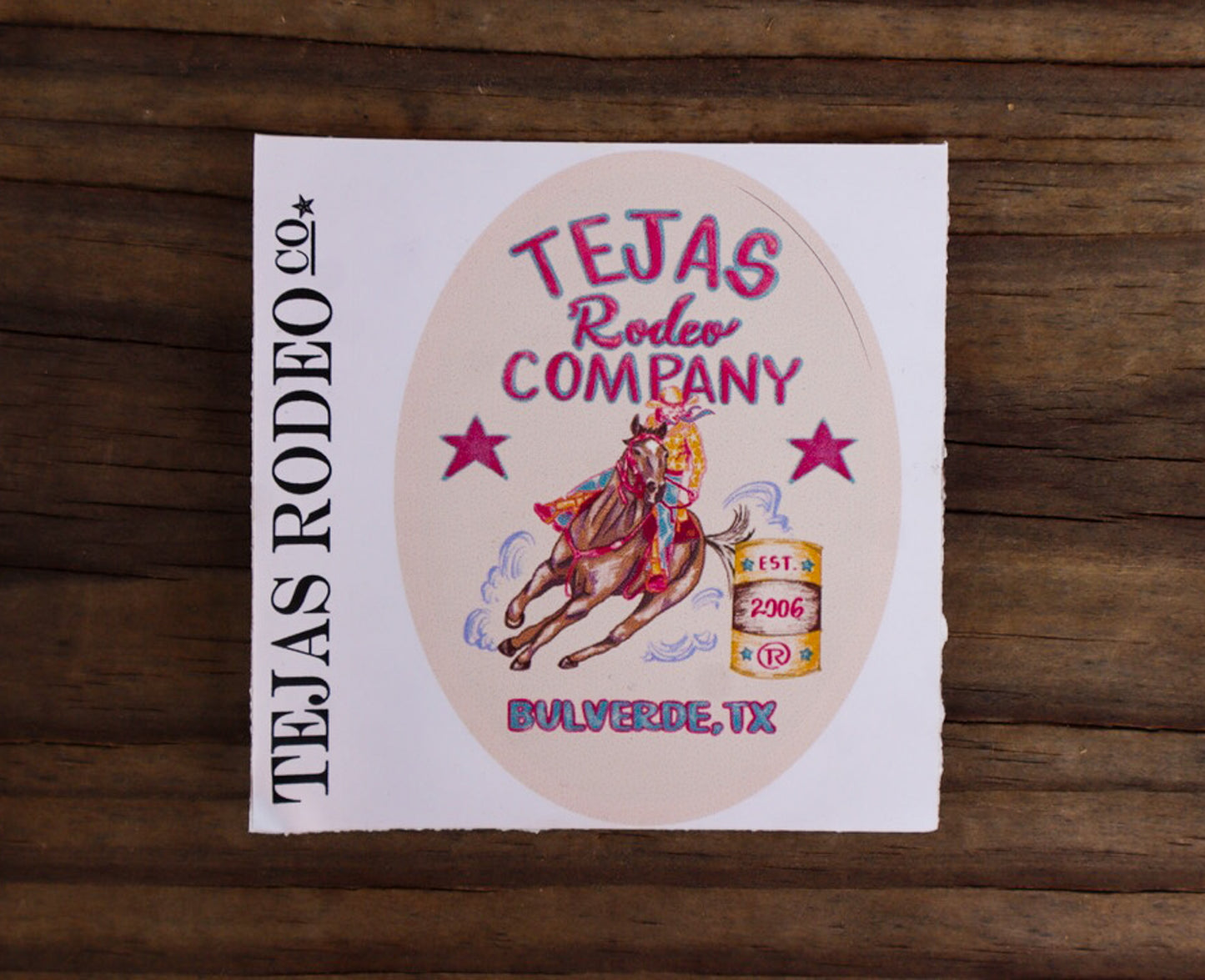 Tejas Rodeo Stickers