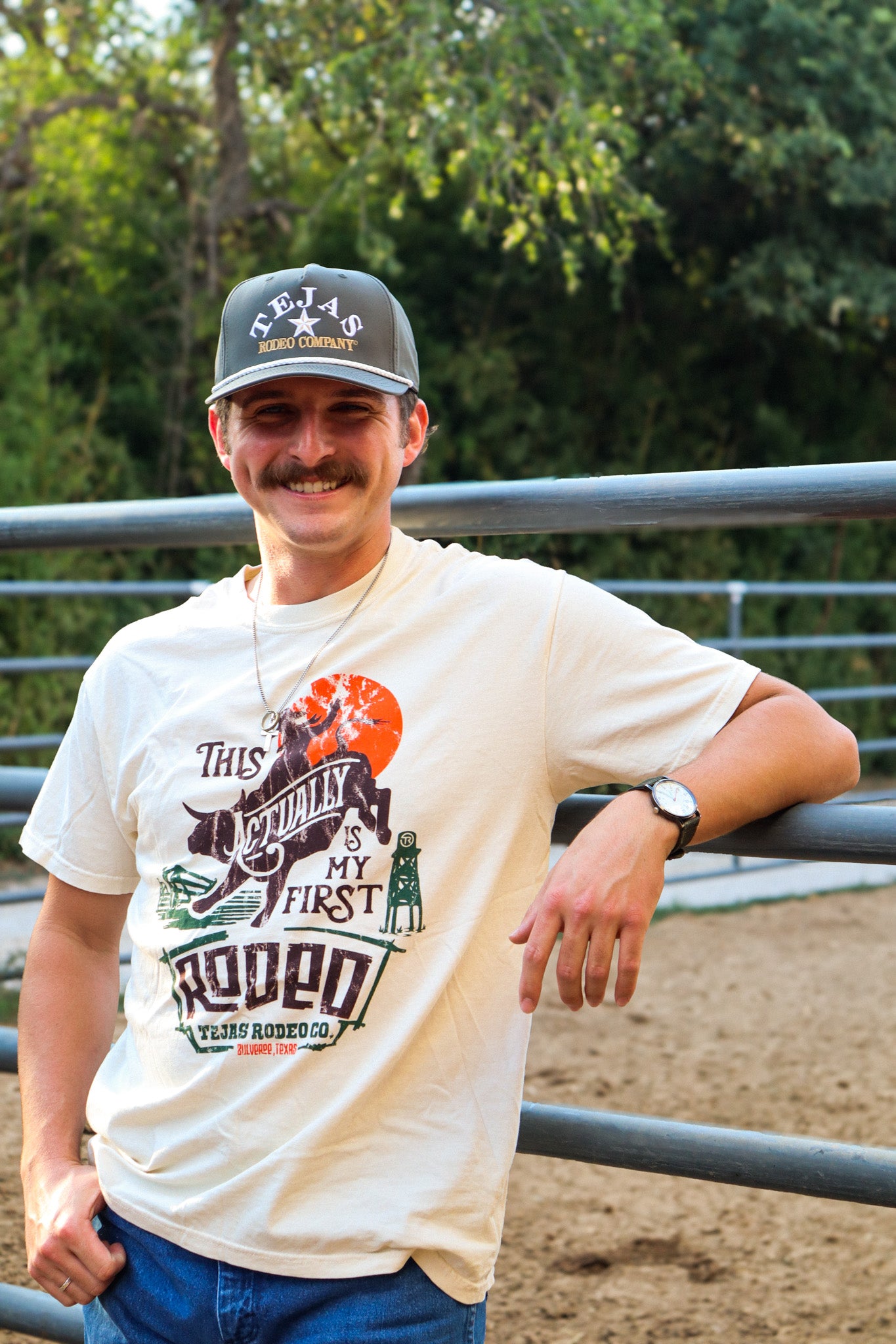 Adult - "This Actually Is My First Rodeo" tee