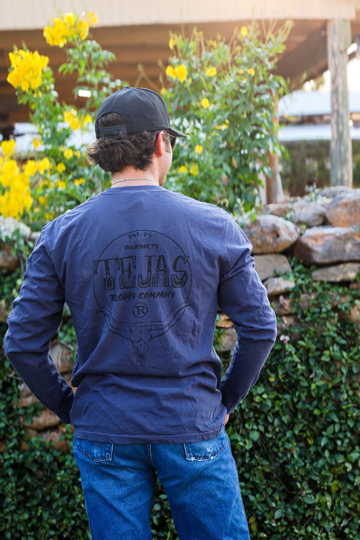 Adult - Branded Longhorn Long Sleeve Tee