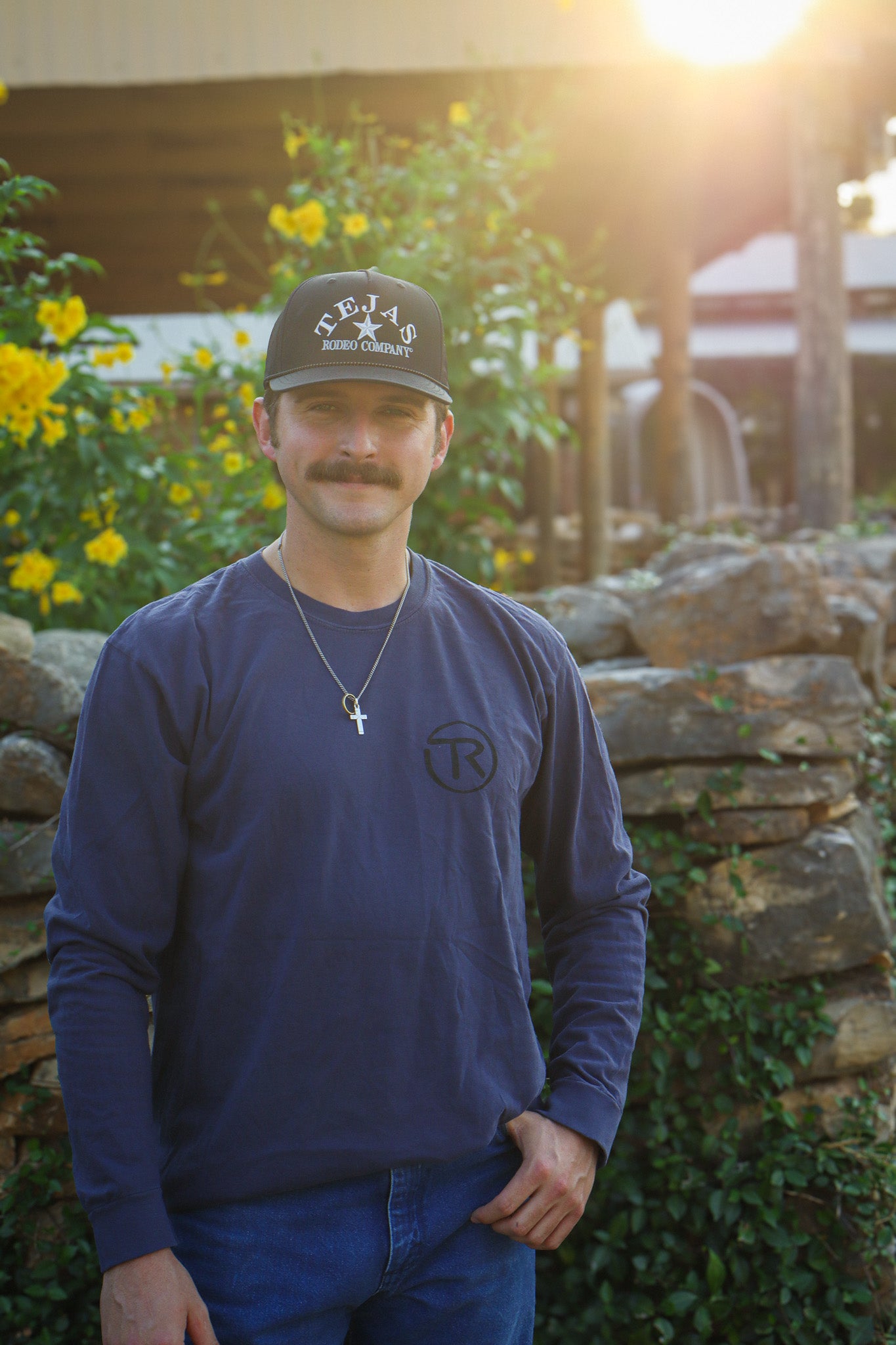 Adult - Branded Longhorn Long Sleeve Tee