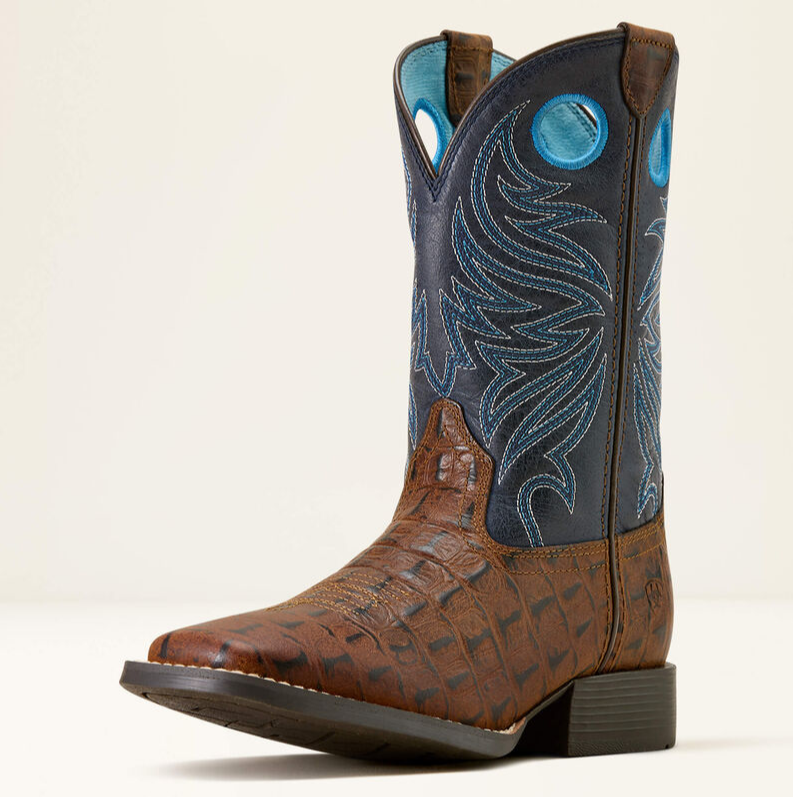 Ariat Youth Knox Wide Square Toe Western Boot