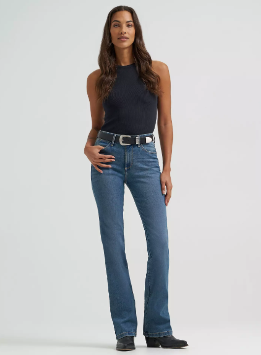 Ladies - Wrangler Bespoke Bootcut Jean (high rise)