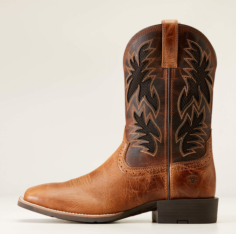Ariat Men's Sport Cool VentTEK Wide Square Toe Cowboy Boot