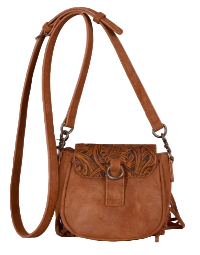 Montana West Fringe Muse Flap Crossbody Purse