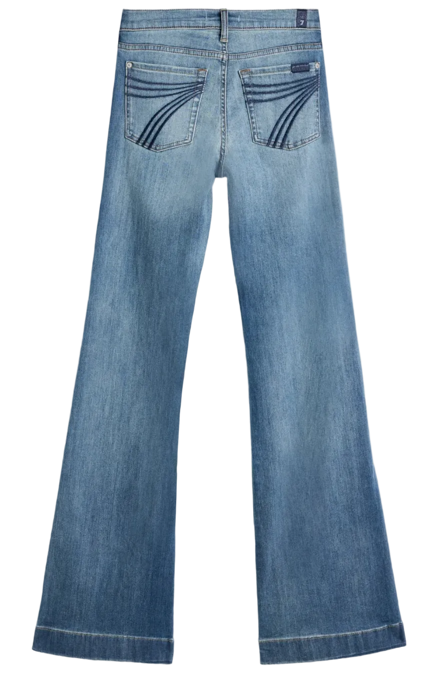 7 For All Mankind Dojo Slim Illusion- Distressed Authentic Light 36"