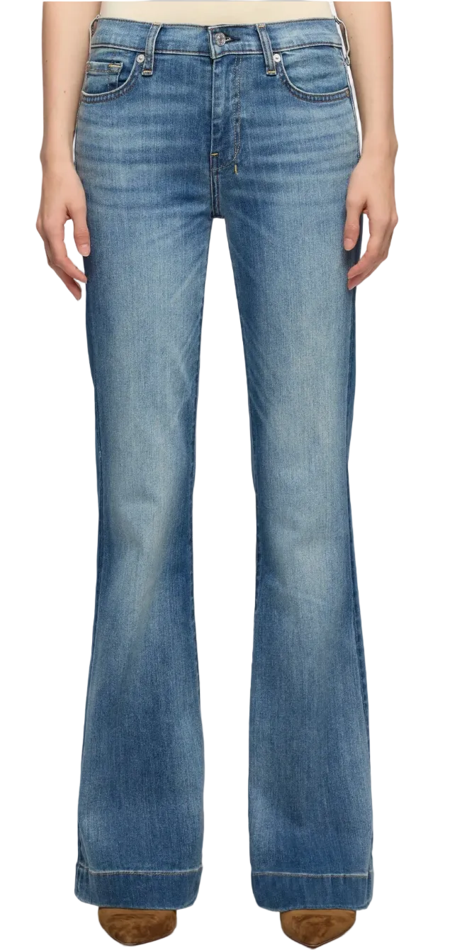 7 For All Mankind Dojo Slim Illusion- Distressed Authentic Light 36"