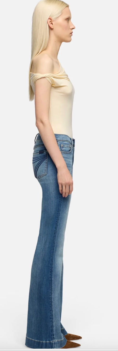 7 For All Mankind Dojo Slim Illusion- Distressed Authentic Light 36"