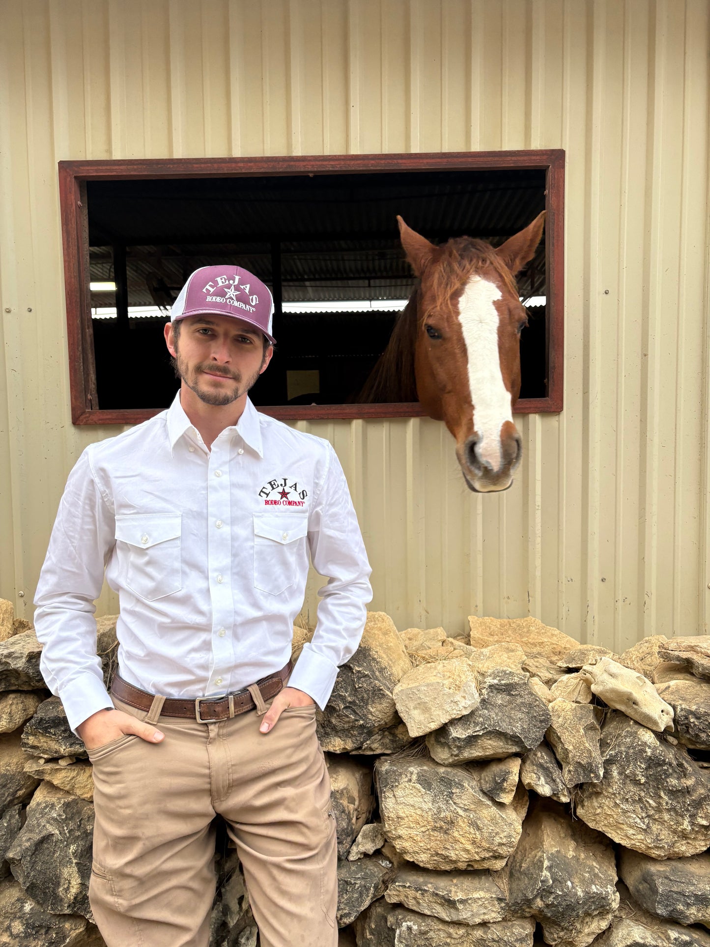 Adult - Tejas Wrangler Button Up Shirt