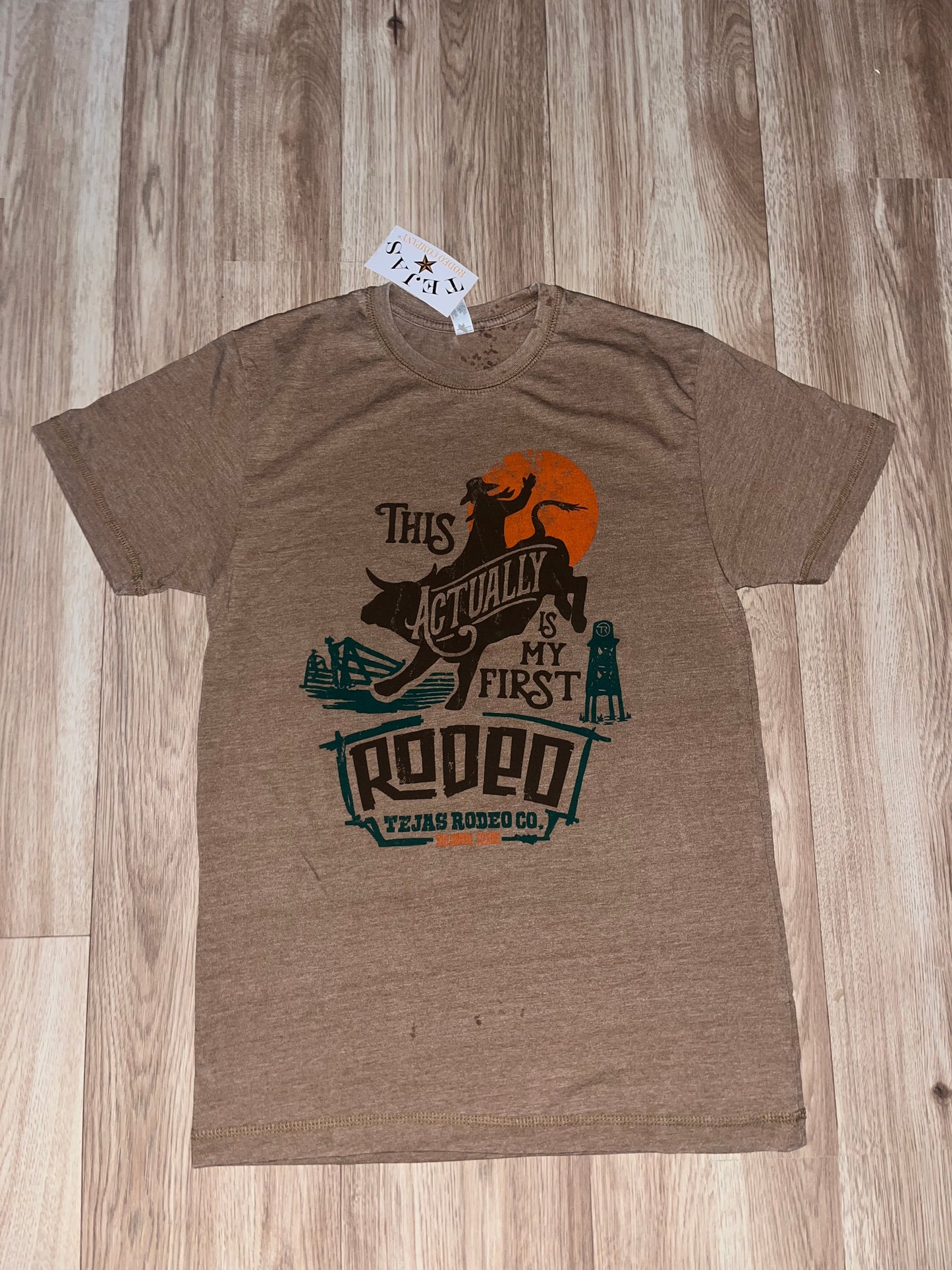 Adult - "This Actually Is My First Rodeo" tee