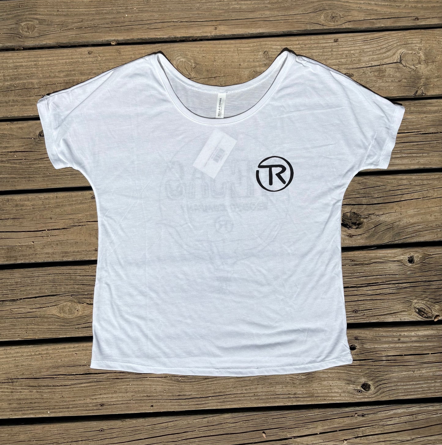 Ladies - Tejas Branded Longhorn Slouch Tee