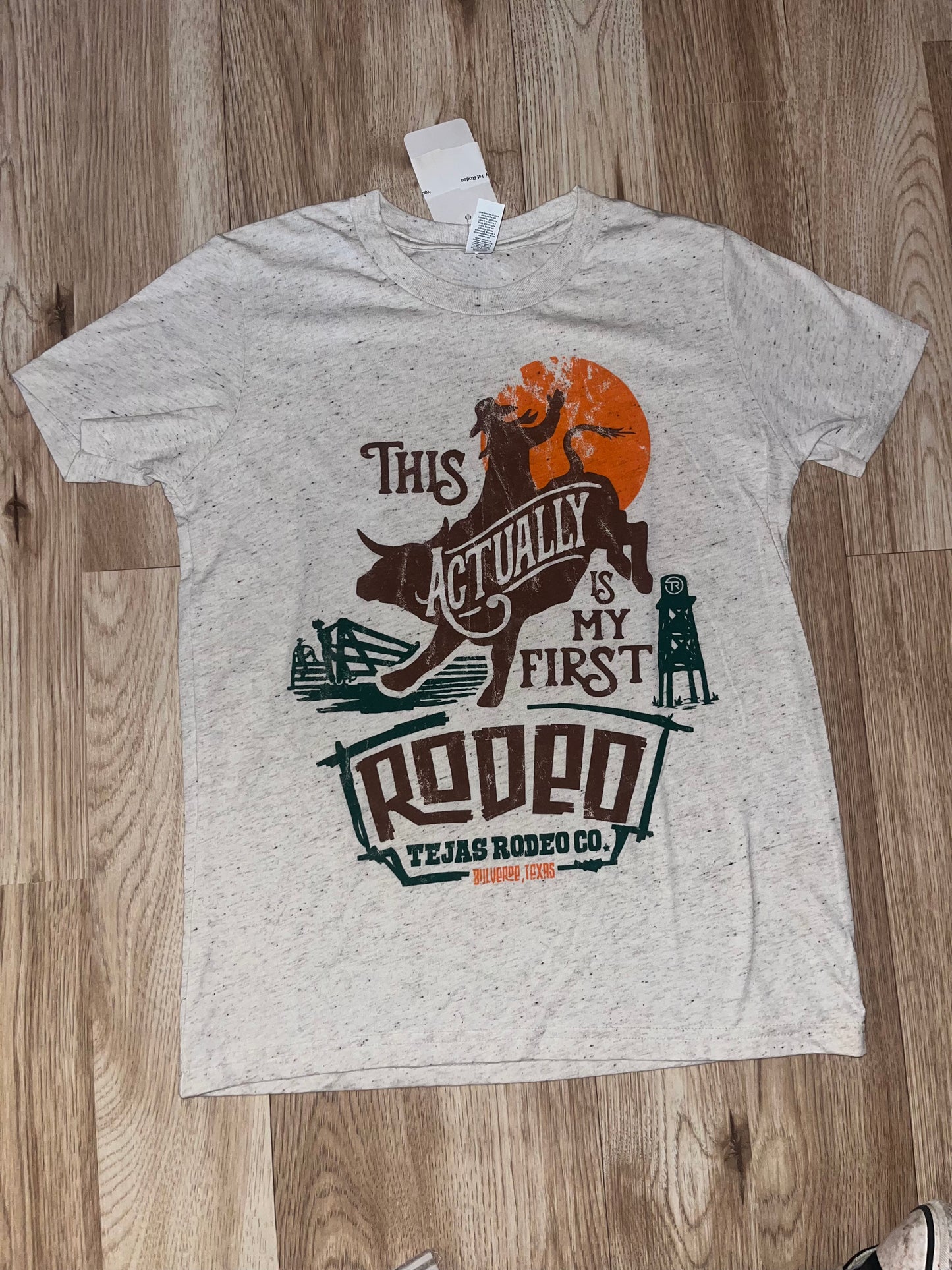 Adult - "This Actually Is My First Rodeo" tee