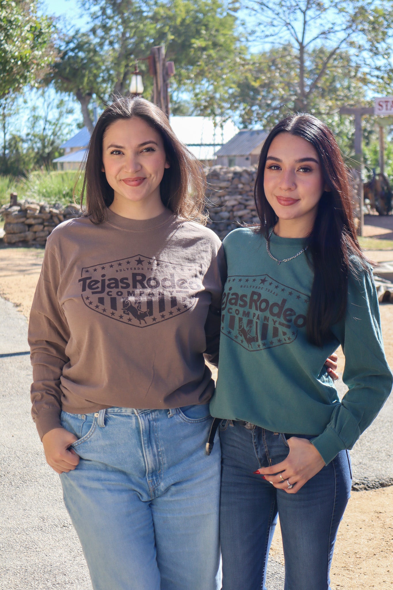 Adult - Tejas Emblem Long Sleeve Tee