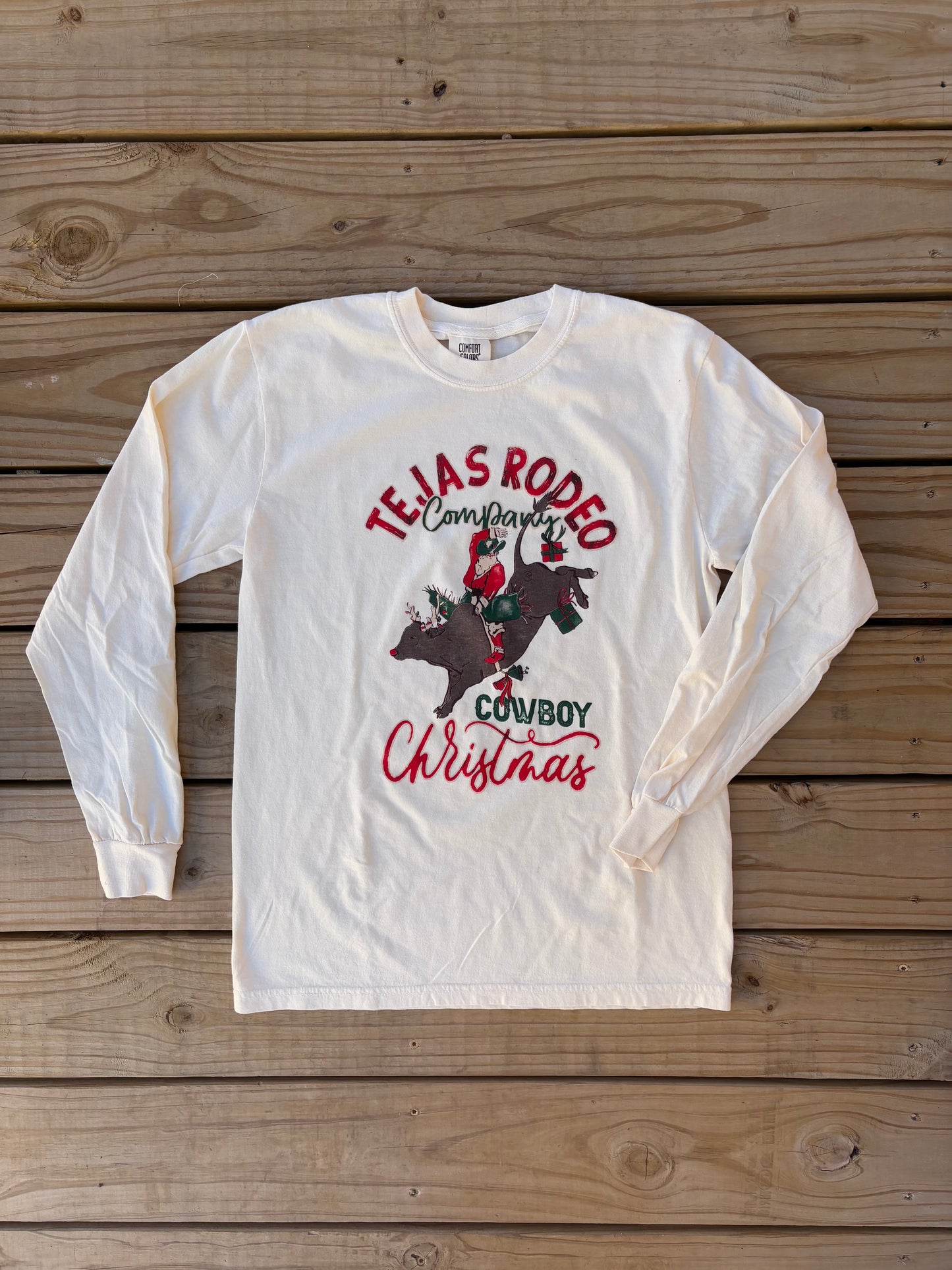 Limited Edition - Adult Christmas Bull Long Sleeve