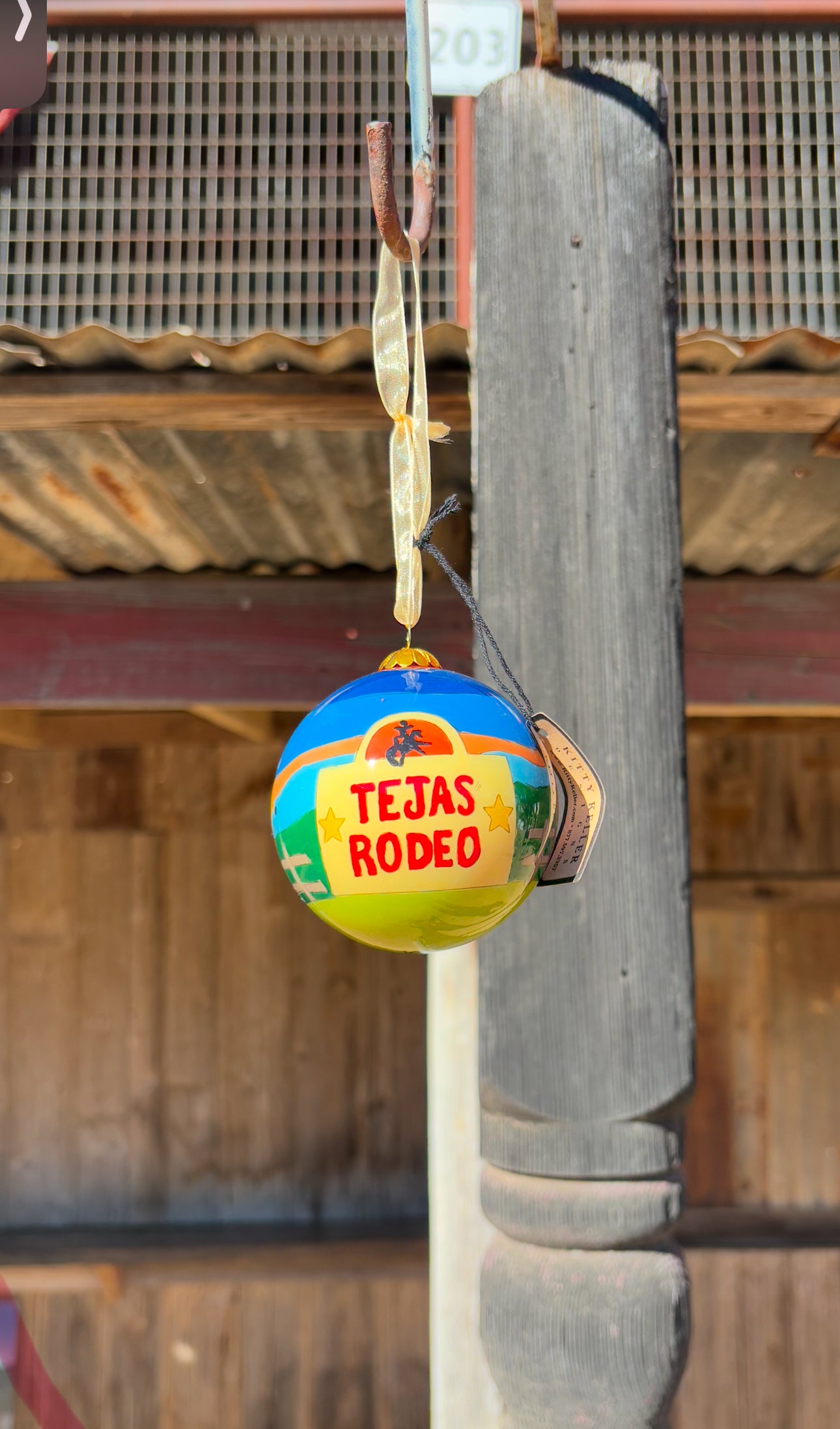 Limited Edition - Tejas Rodeo Christmas Ornament