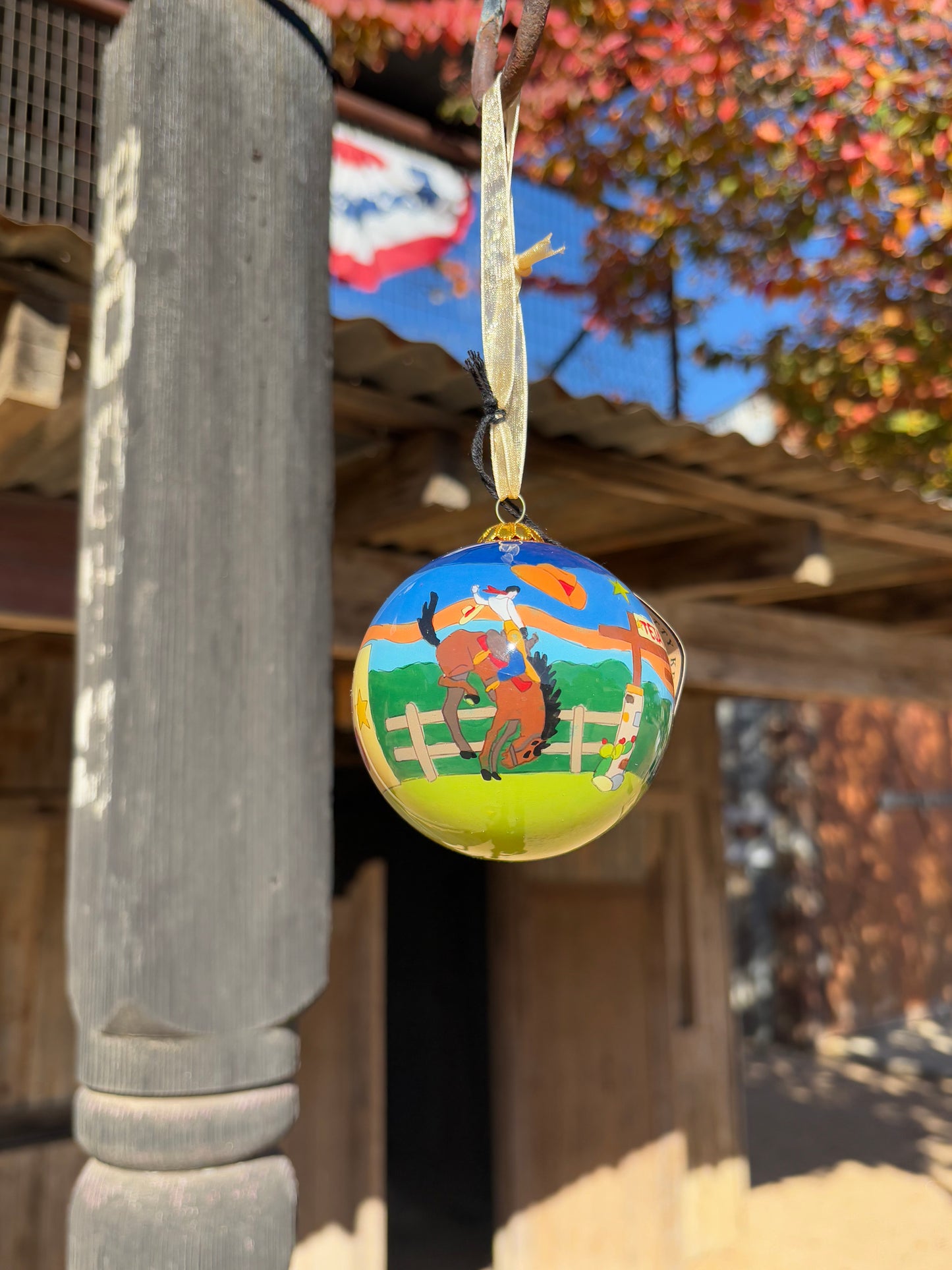 Limited Edition - Tejas Rodeo Christmas Ornament