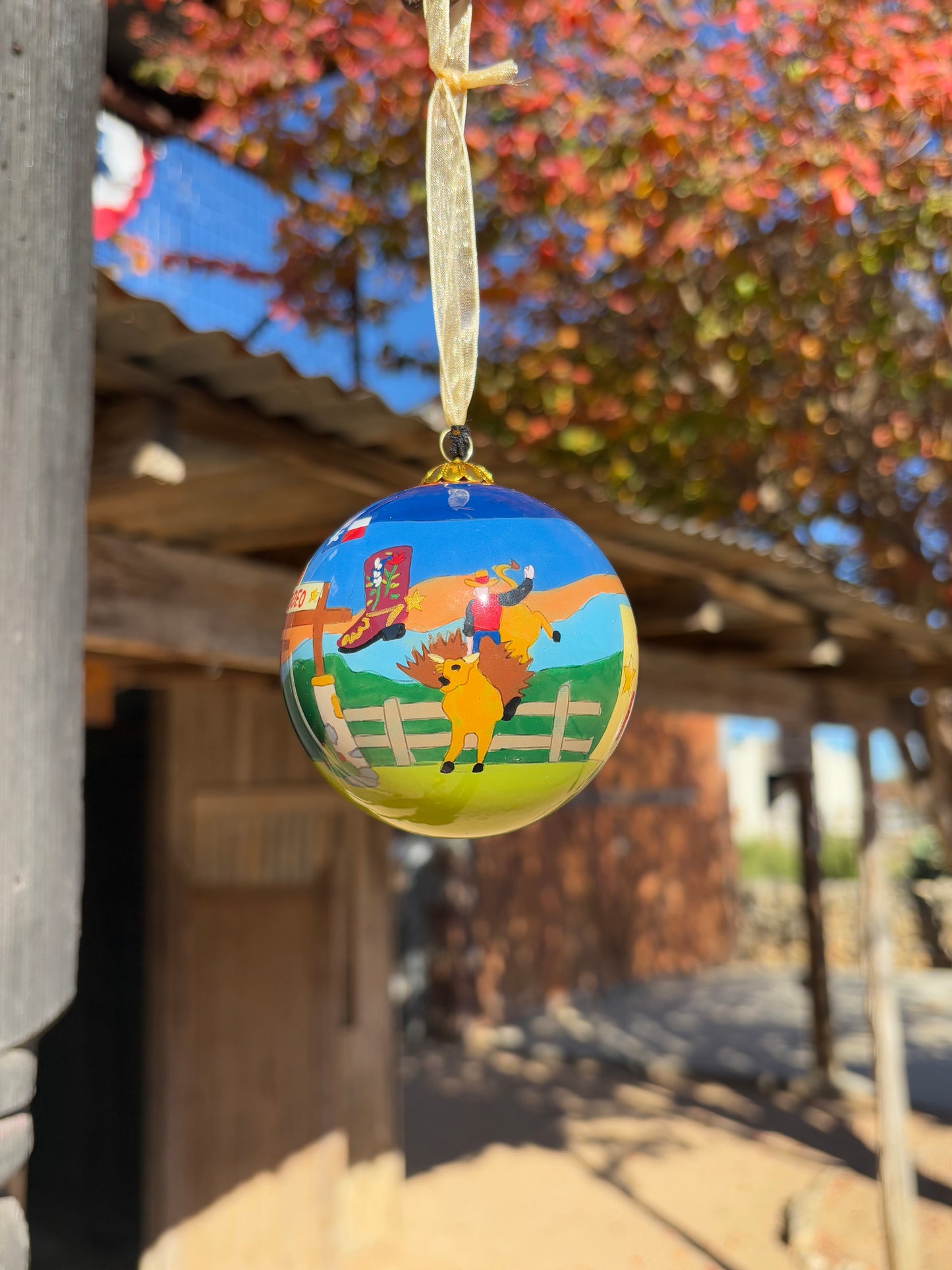 Limited Edition - Tejas Rodeo Christmas Ornament