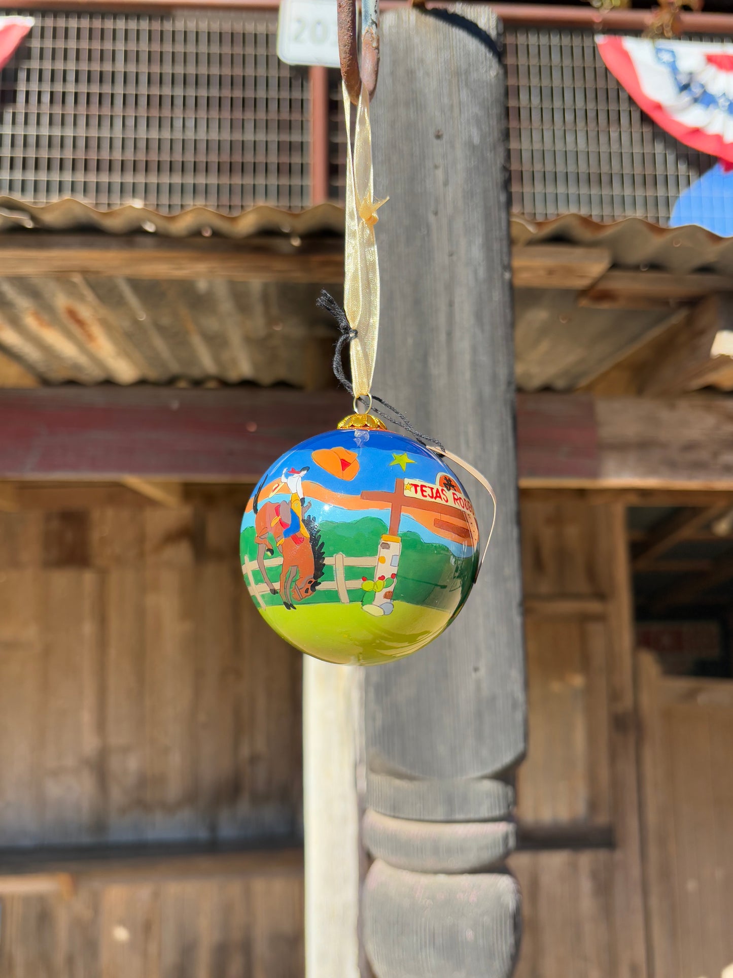 Limited Edition - Tejas Rodeo Christmas Ornament