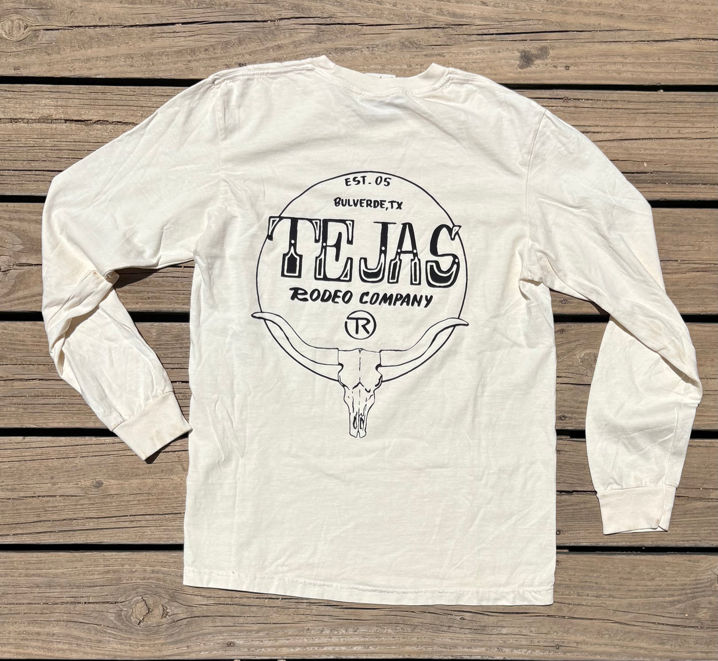 Adult - Branded Longhorn Long Sleeve Tee