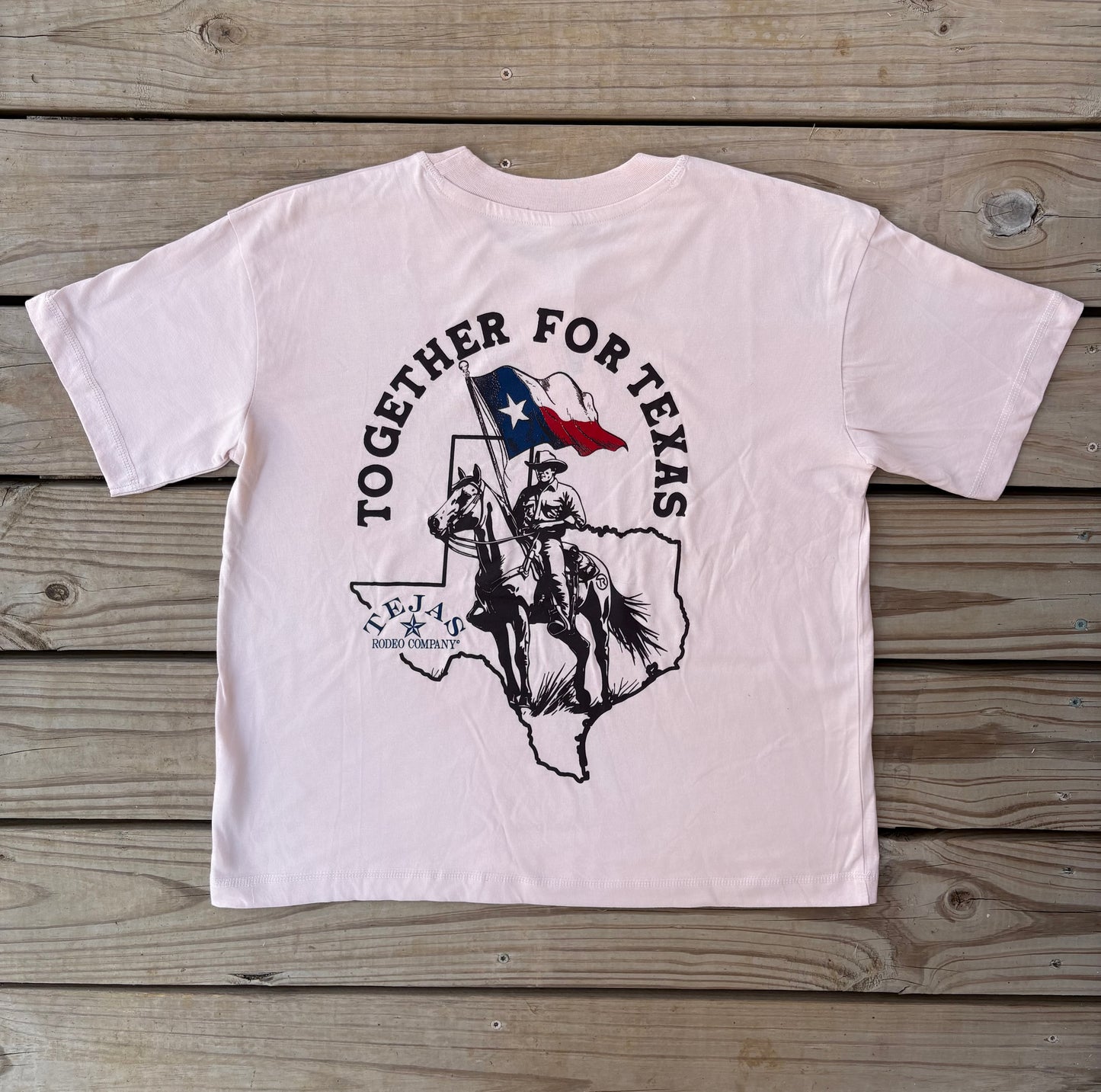 Ladies - "Together for Texas" Crop Tee