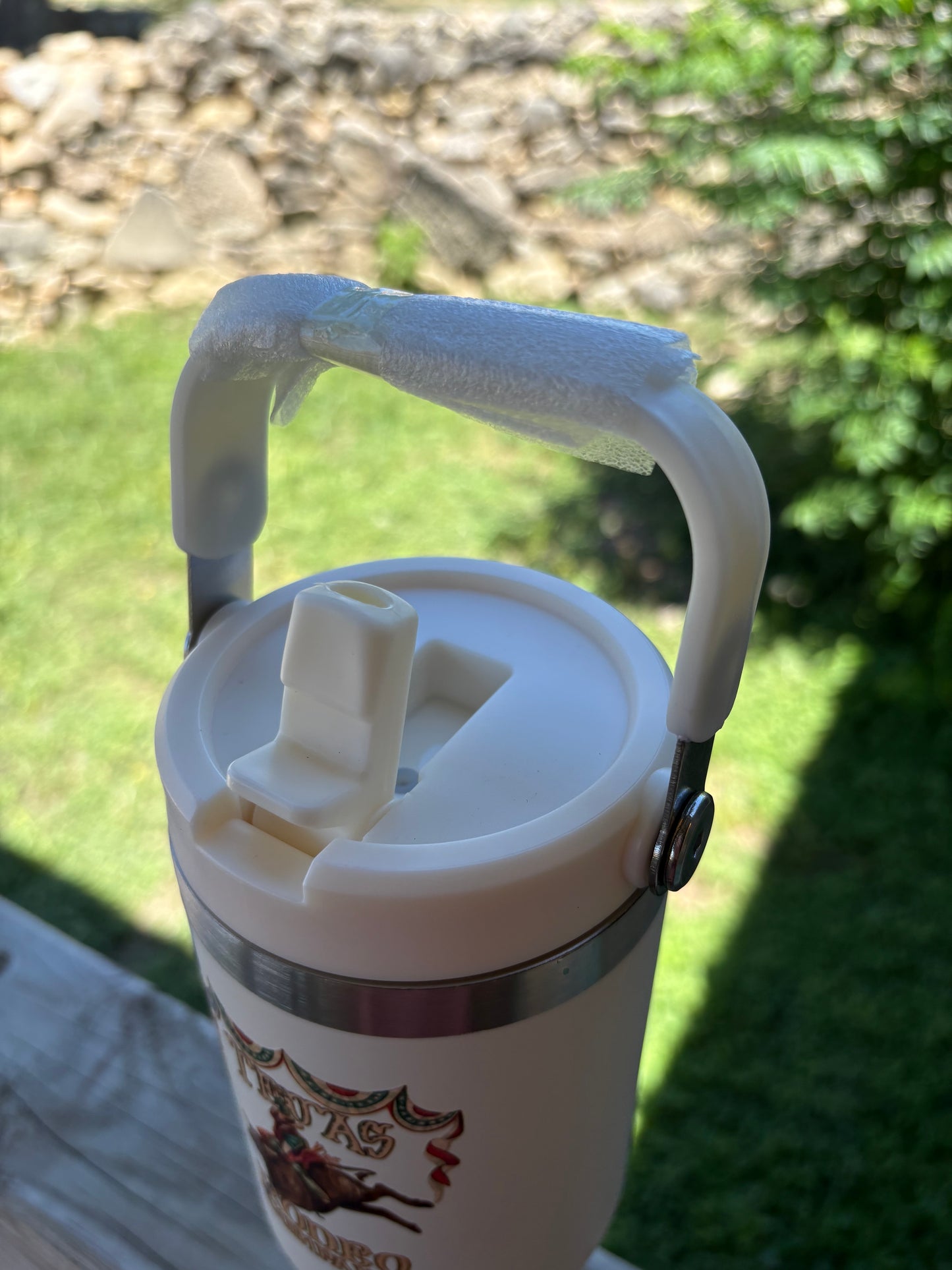 White - 30oz Tejas Travel Tumbler
