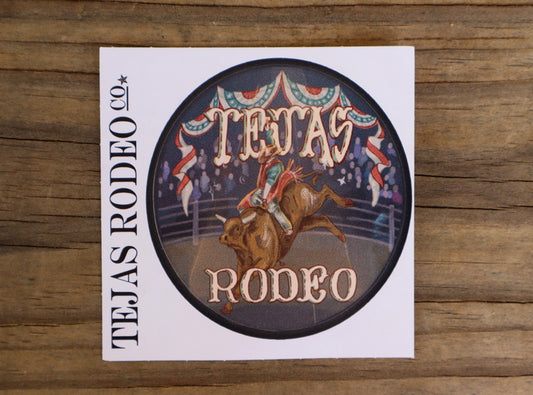 Tejas Rodeo Stickers