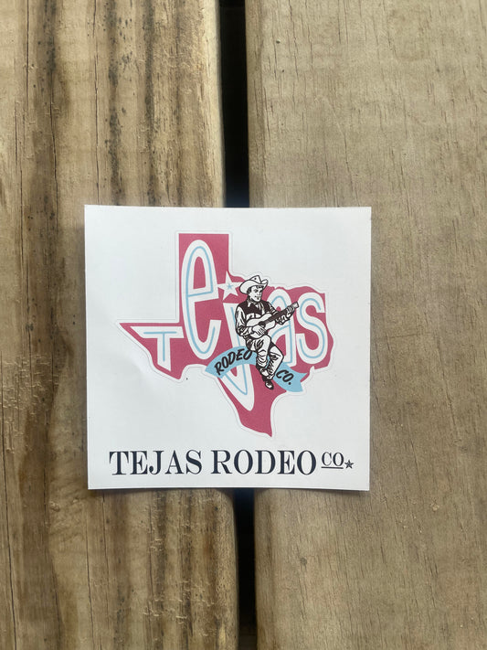 Tejas Rodeo Stickers