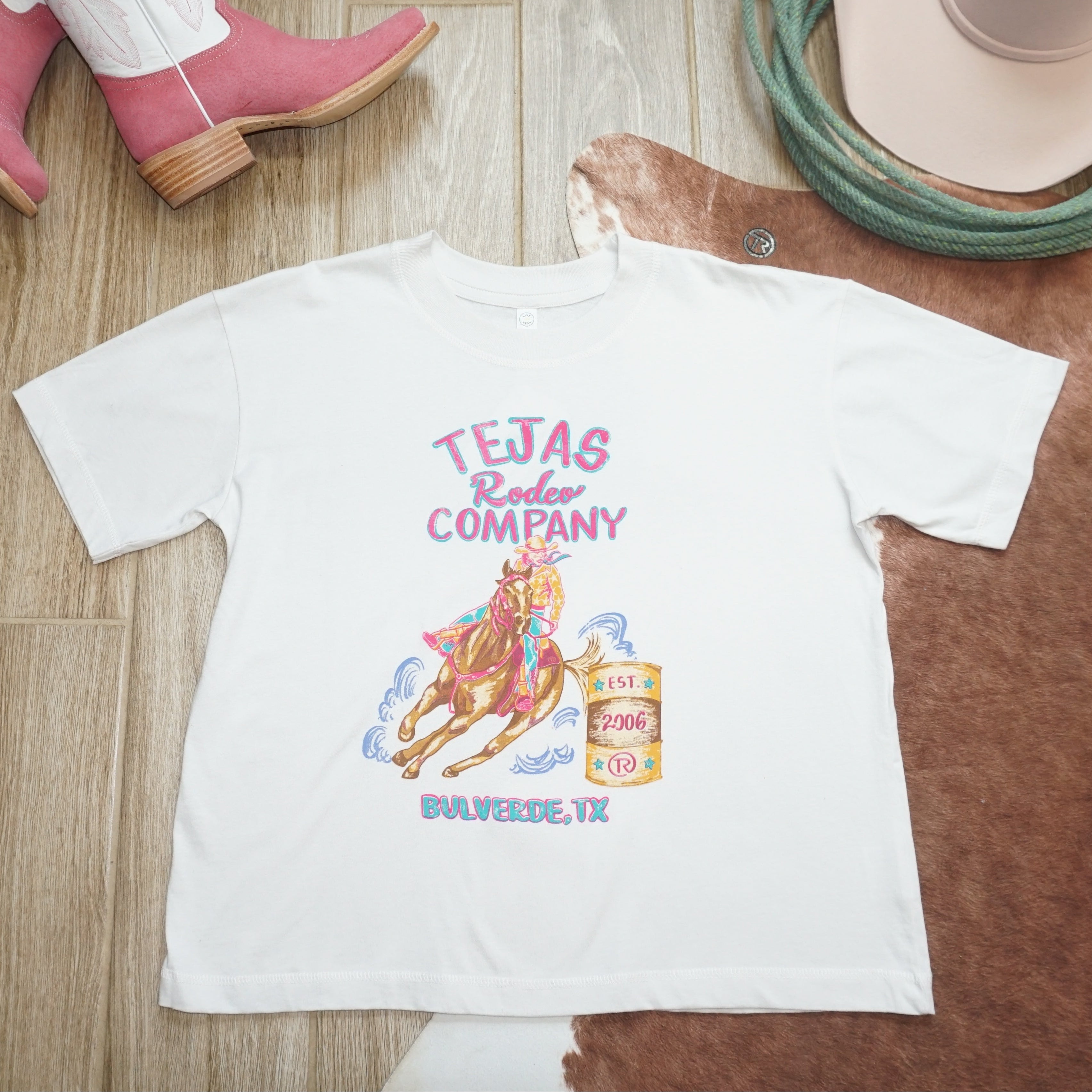 Ladies - Barrel Racer Cropped T-shirt