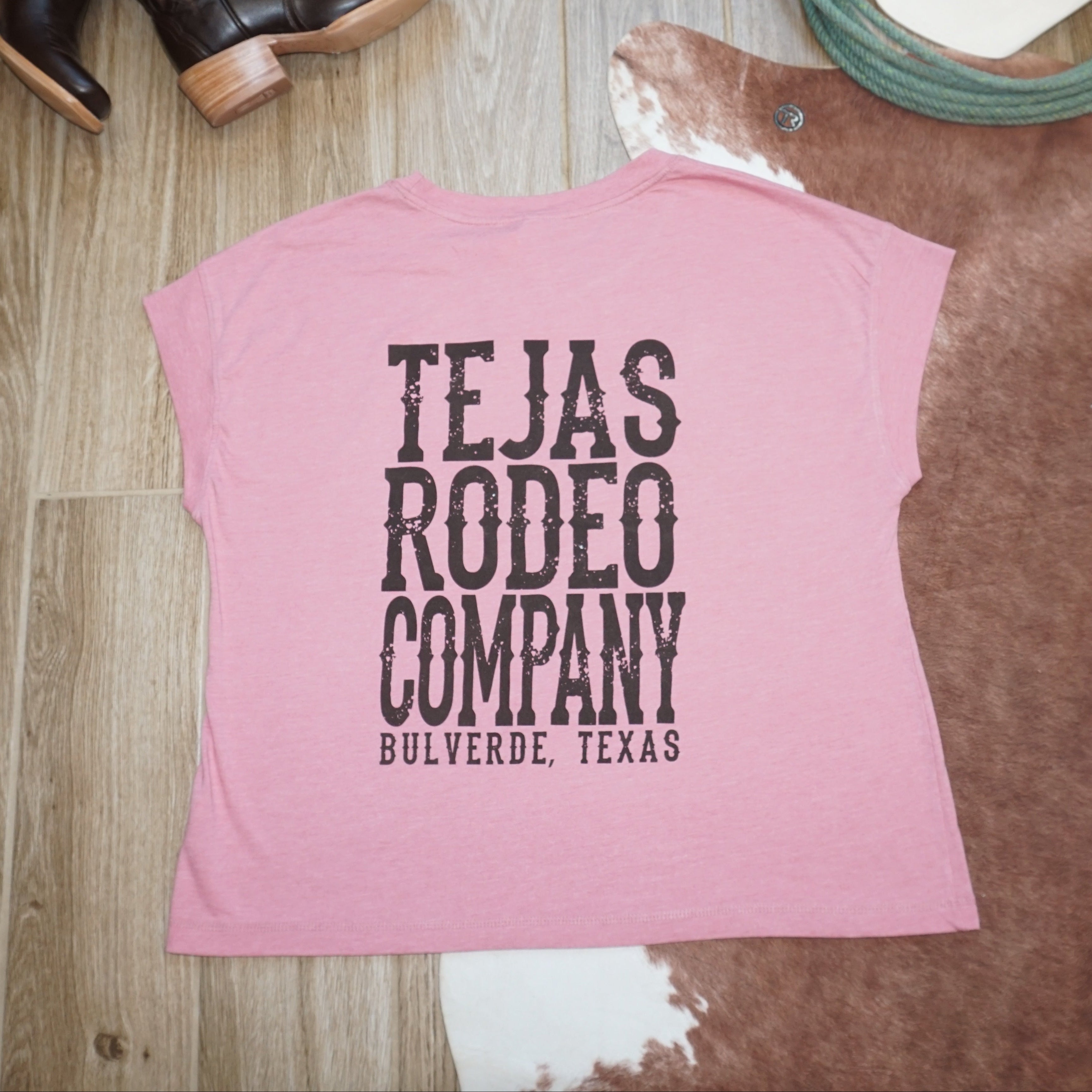 Ladies - Tejas Classic Boxy Cap Sleeve T-shirt