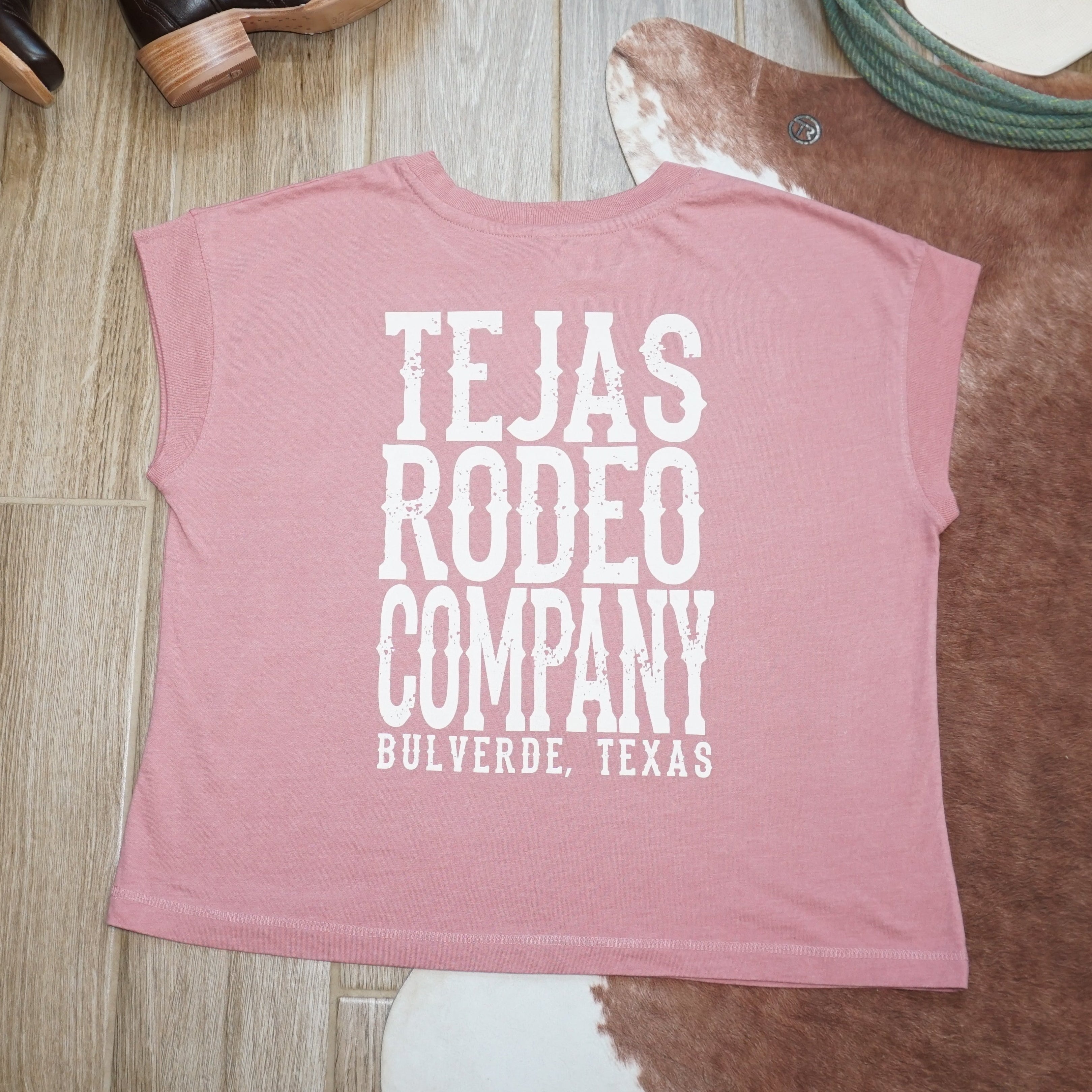 Ladies - Tejas Classic Boxy Cap Sleeve T-shirt