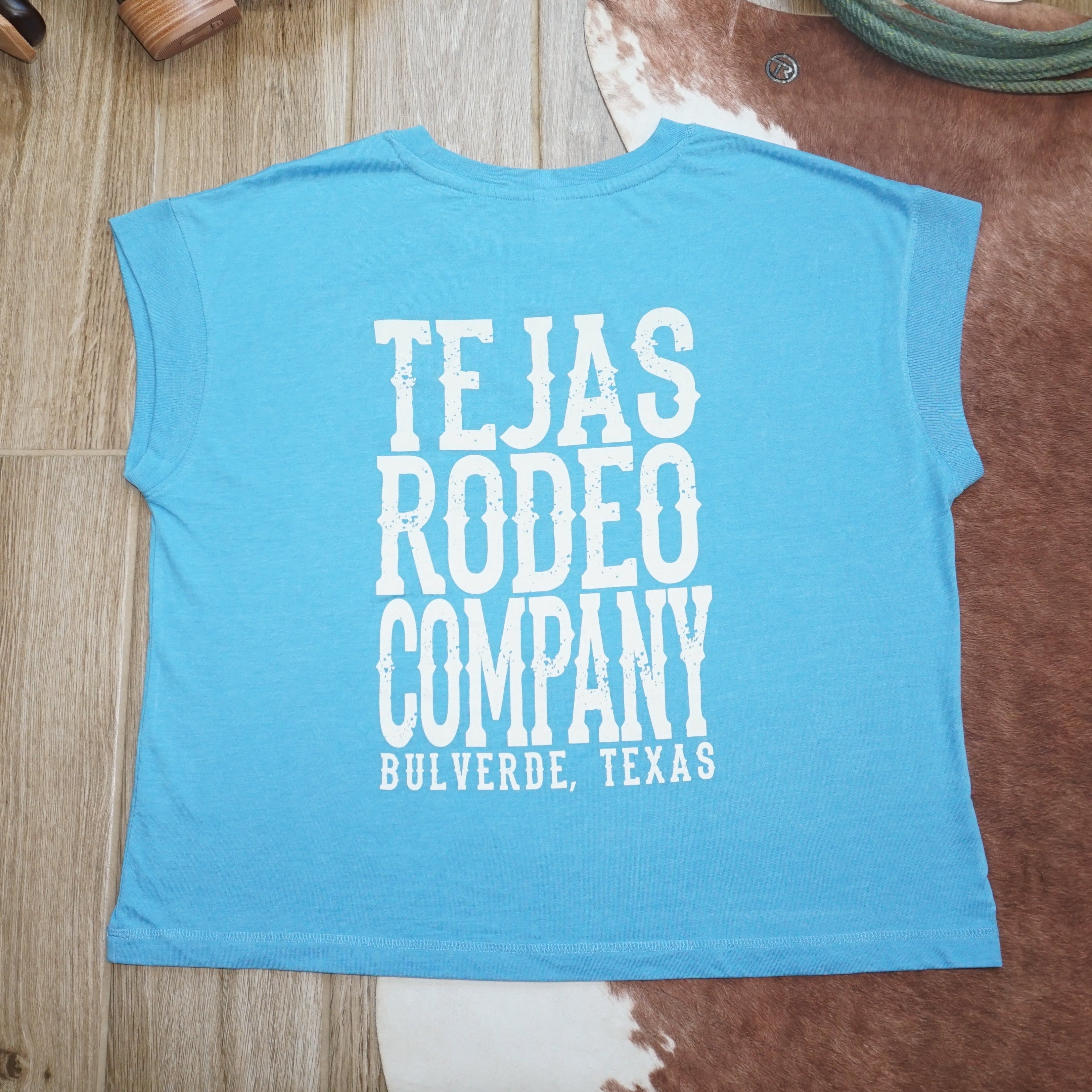 Ladies - Tejas Classic Boxy Cap Sleeve T-shirt