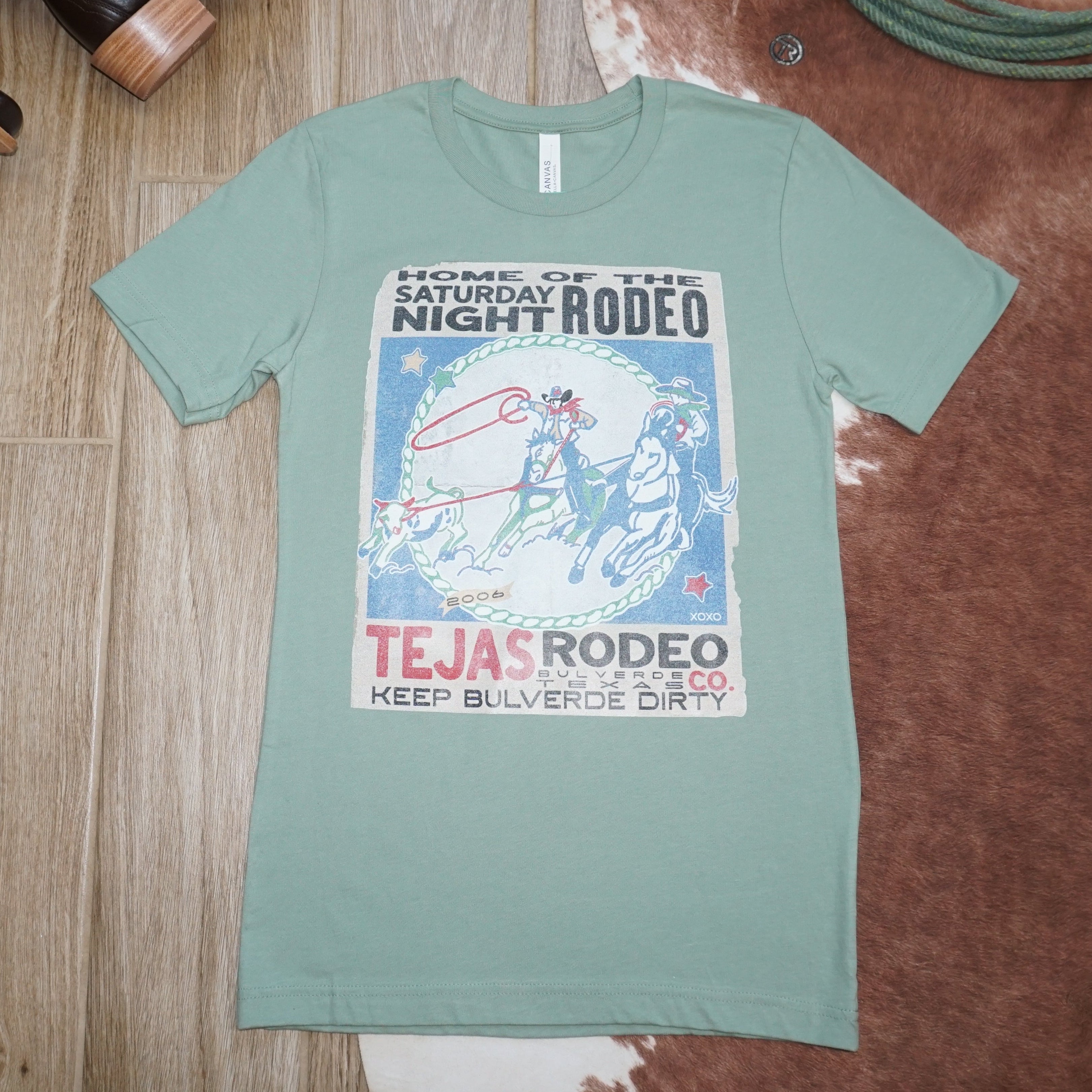 XOXO art & co Tejas Rodeo Greetings Team Ropers