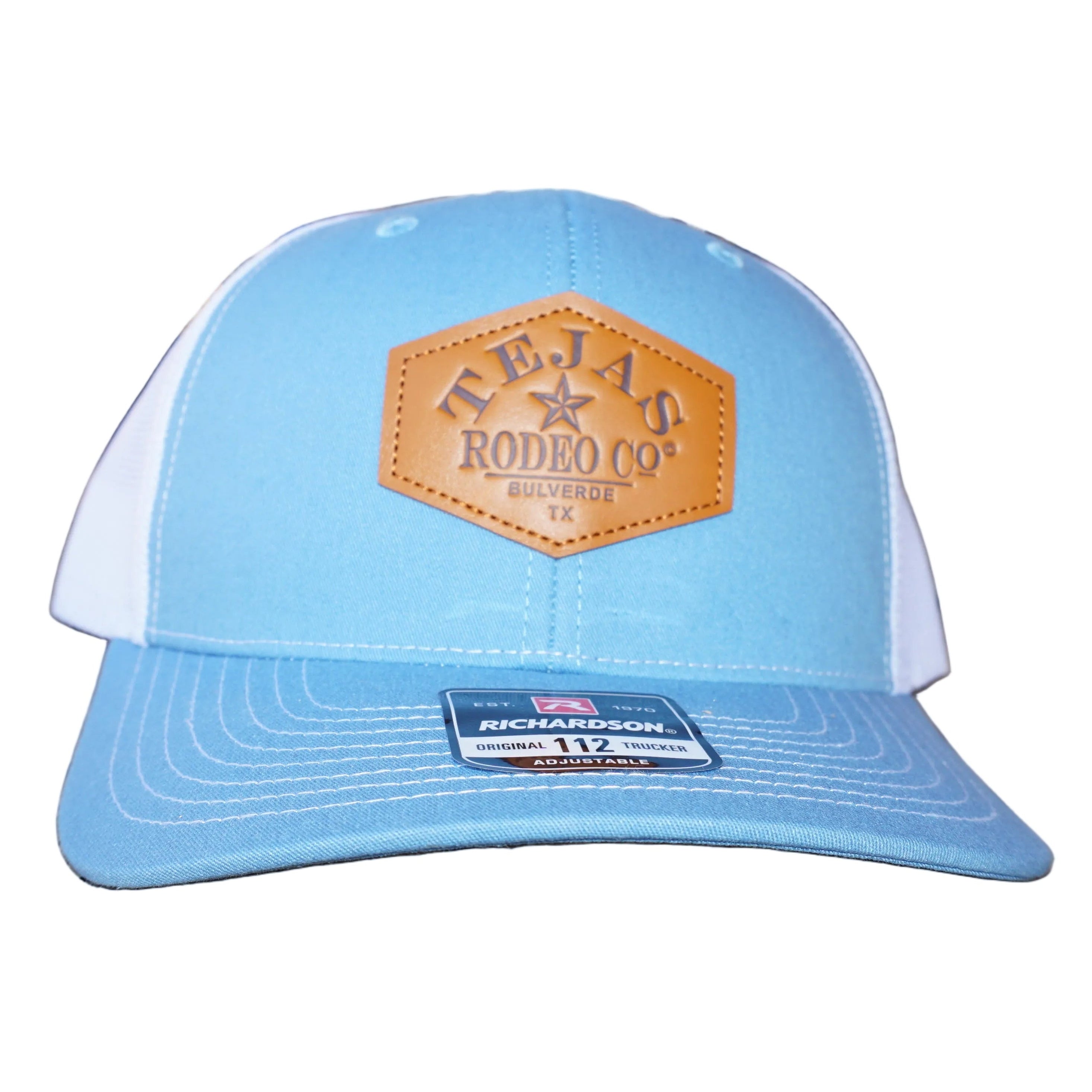 Tejas Rodeo Leather Patch Trucker Cap