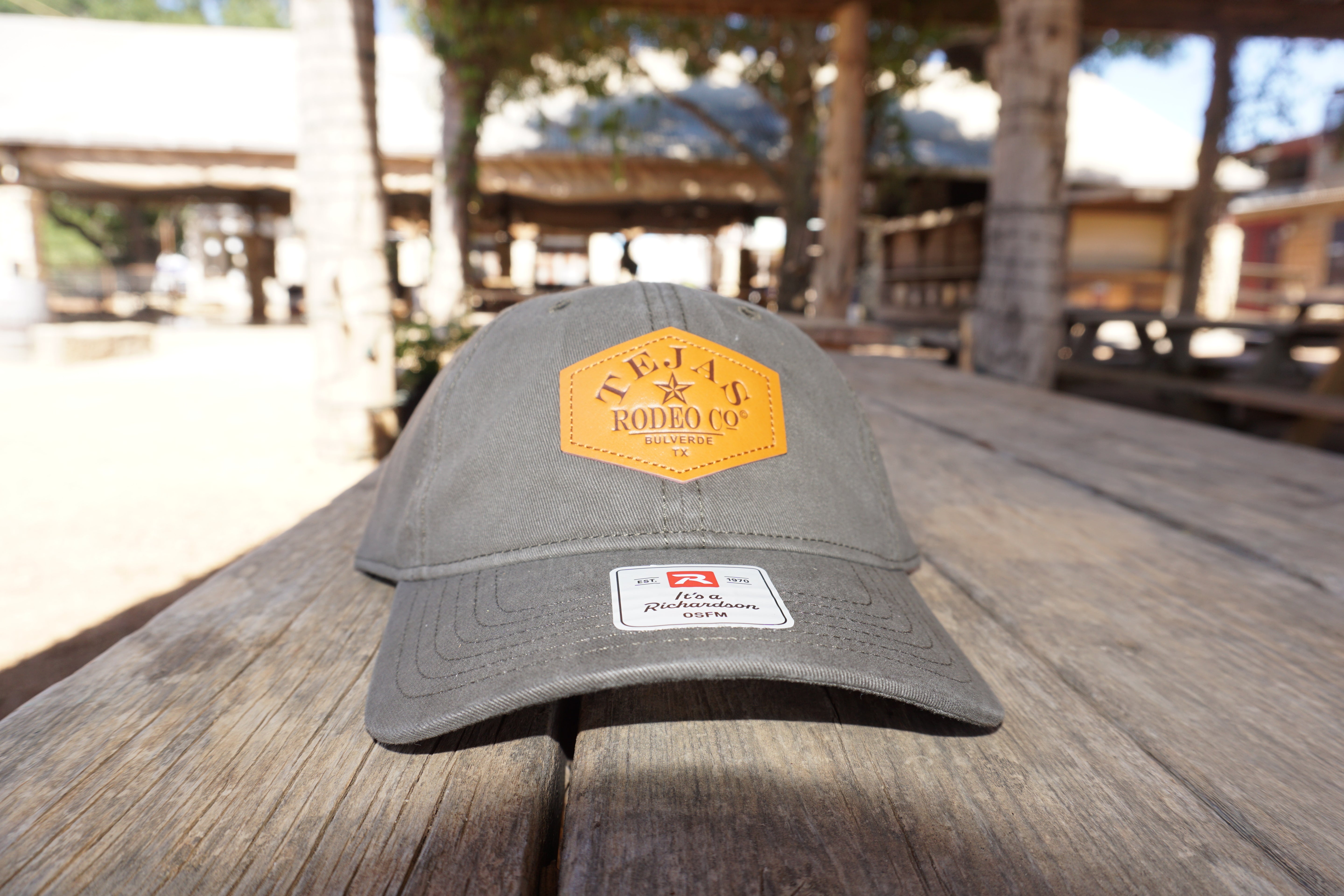 Tejas Rodeo Leather Patch Cap