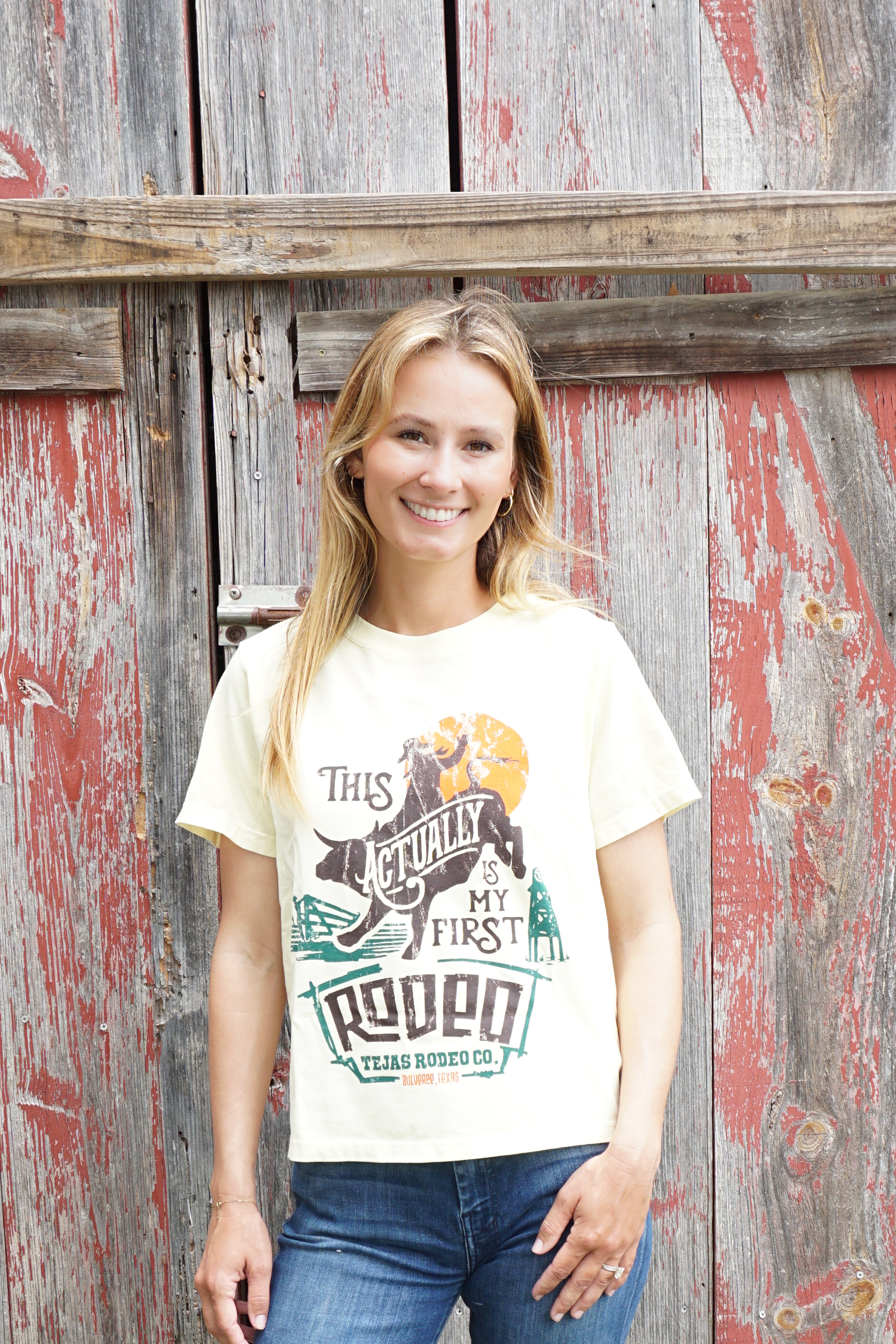 Women's Tejas "This Actually Is My First Rodeo" T-Shirt
