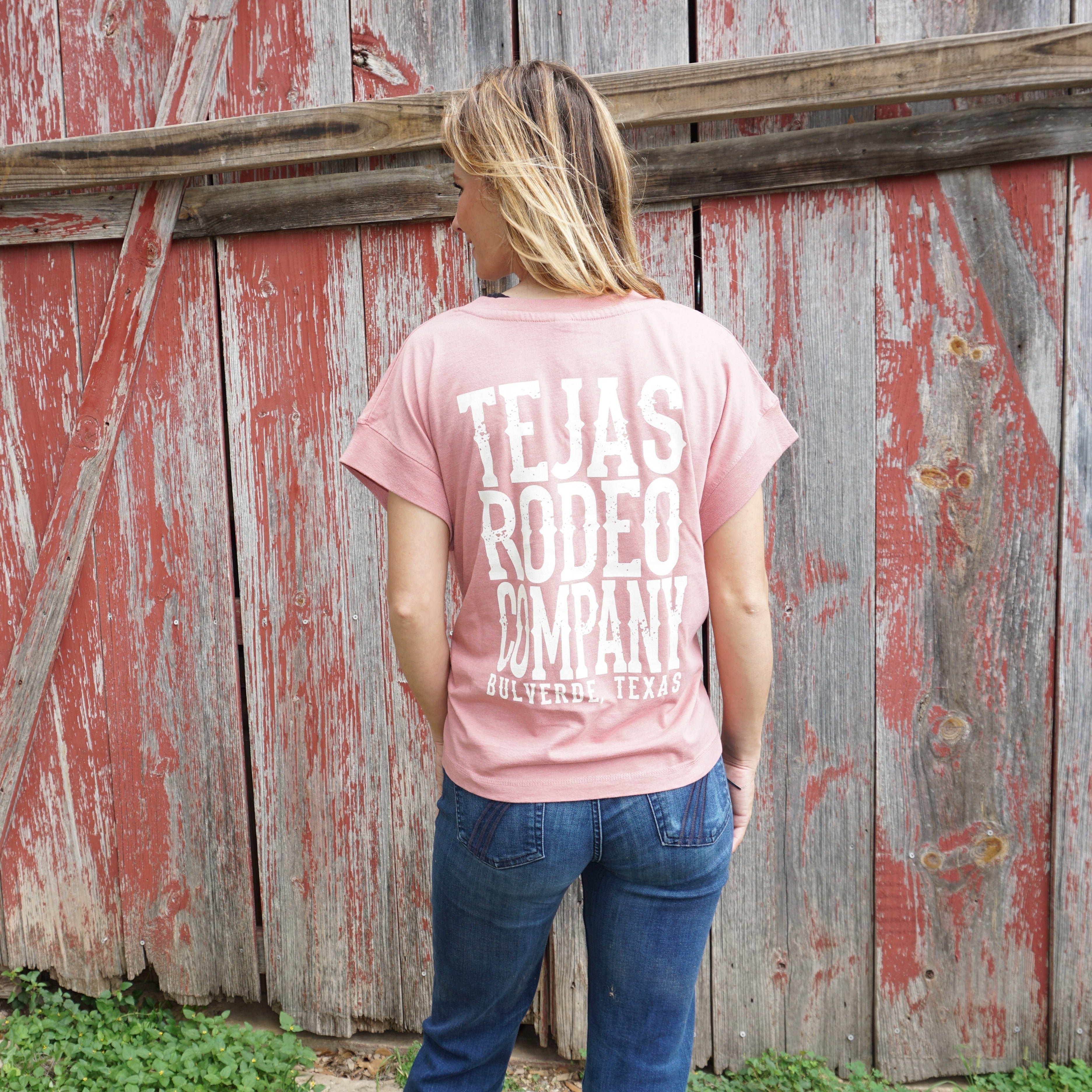 Ladies - Tejas Classic Boxy Cap Sleeve T-shirt