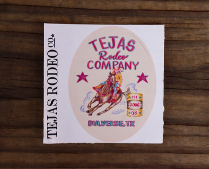 Tejas Rodeo Stickers