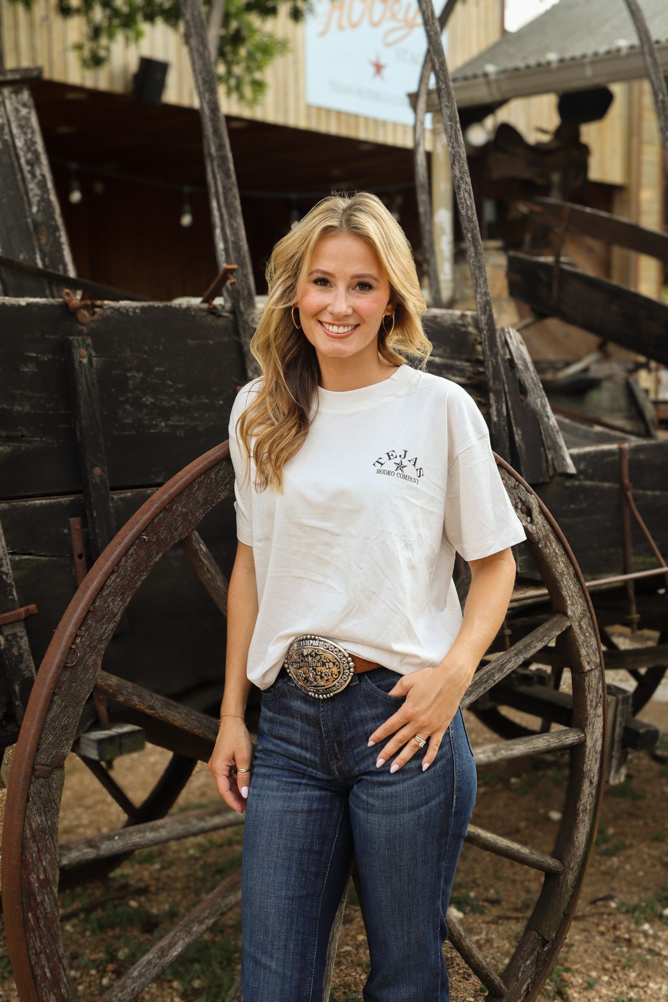 Ladies - Rodeo Clown Cropped T-shirt