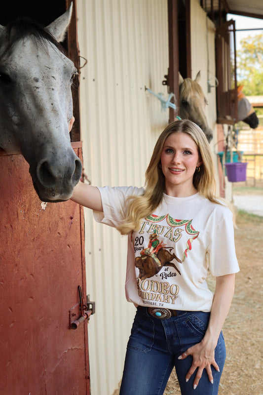 Adult - "20 Years Of Rodeo" Tejas Anniversary Tee