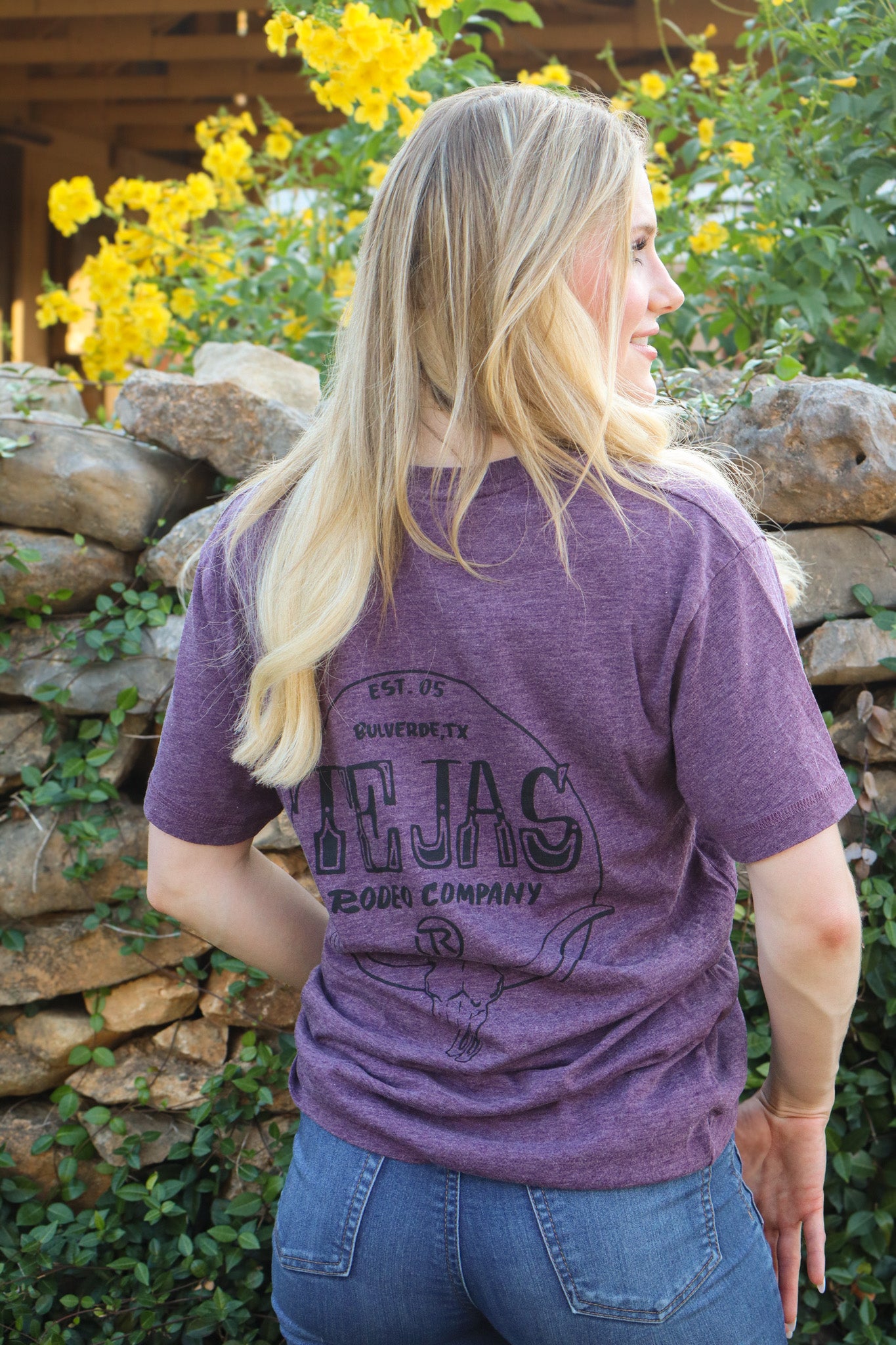 Adult - Tejas Branded Longhorn Tee